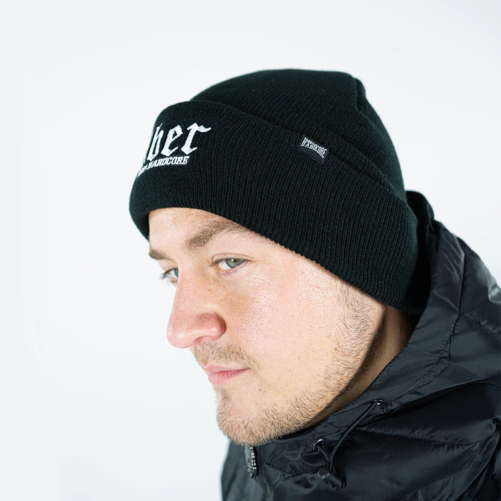 100% Hardcore Beanie Gabber Black - Image 3