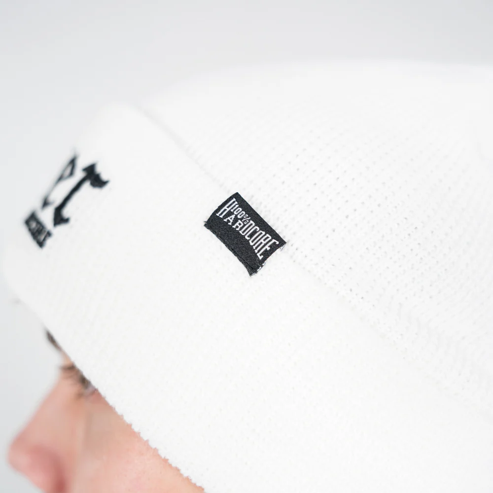 100% Hardcore Beanie Gabber White - Image 3