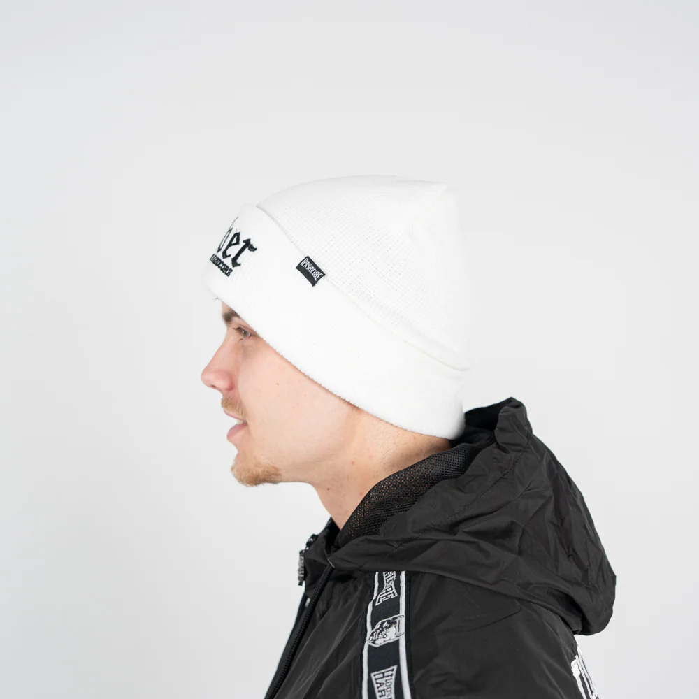 100% Hardcore Beanie Gabber White - Image 4