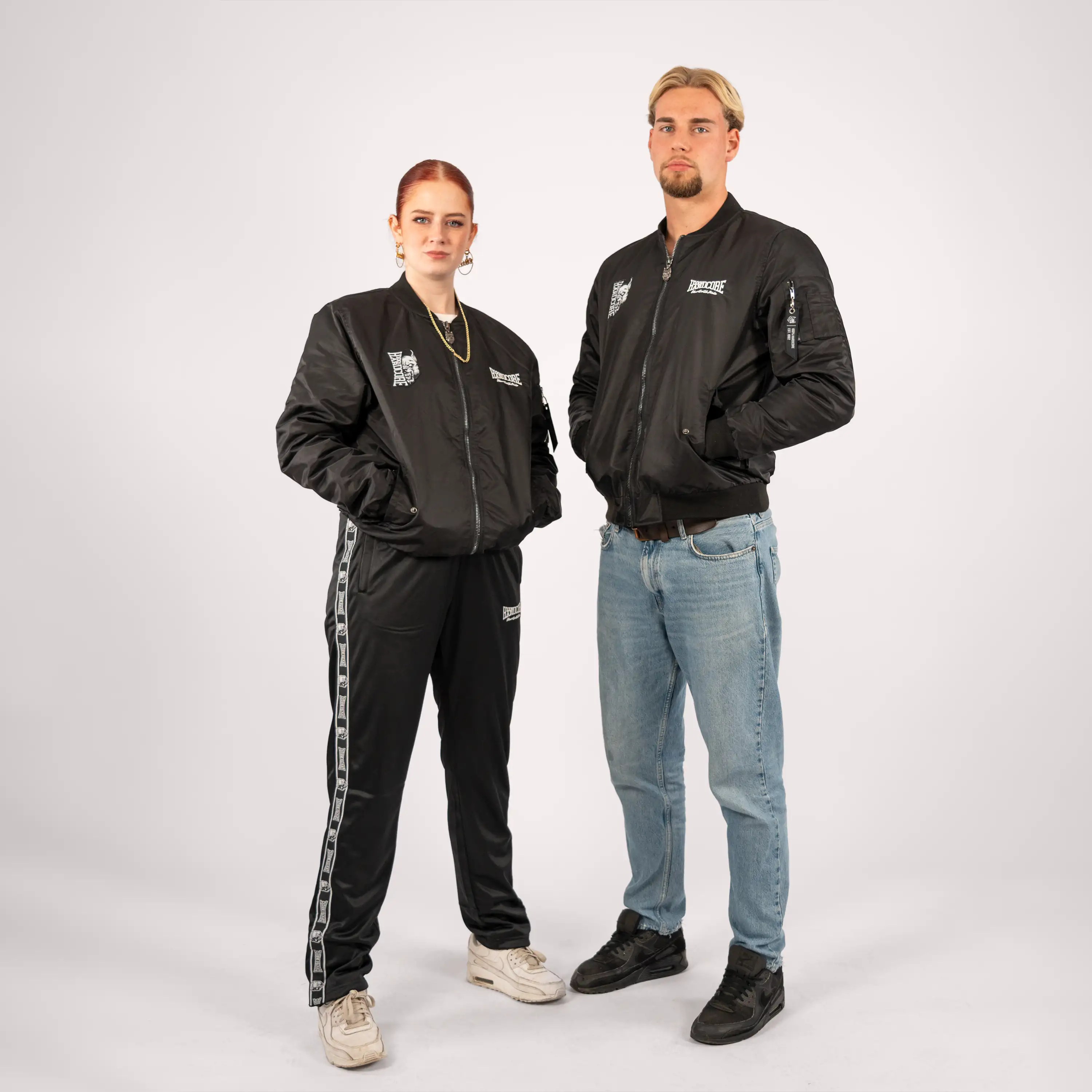 100% Hardcore Bomberjacket Branded Rage Black - Image 3