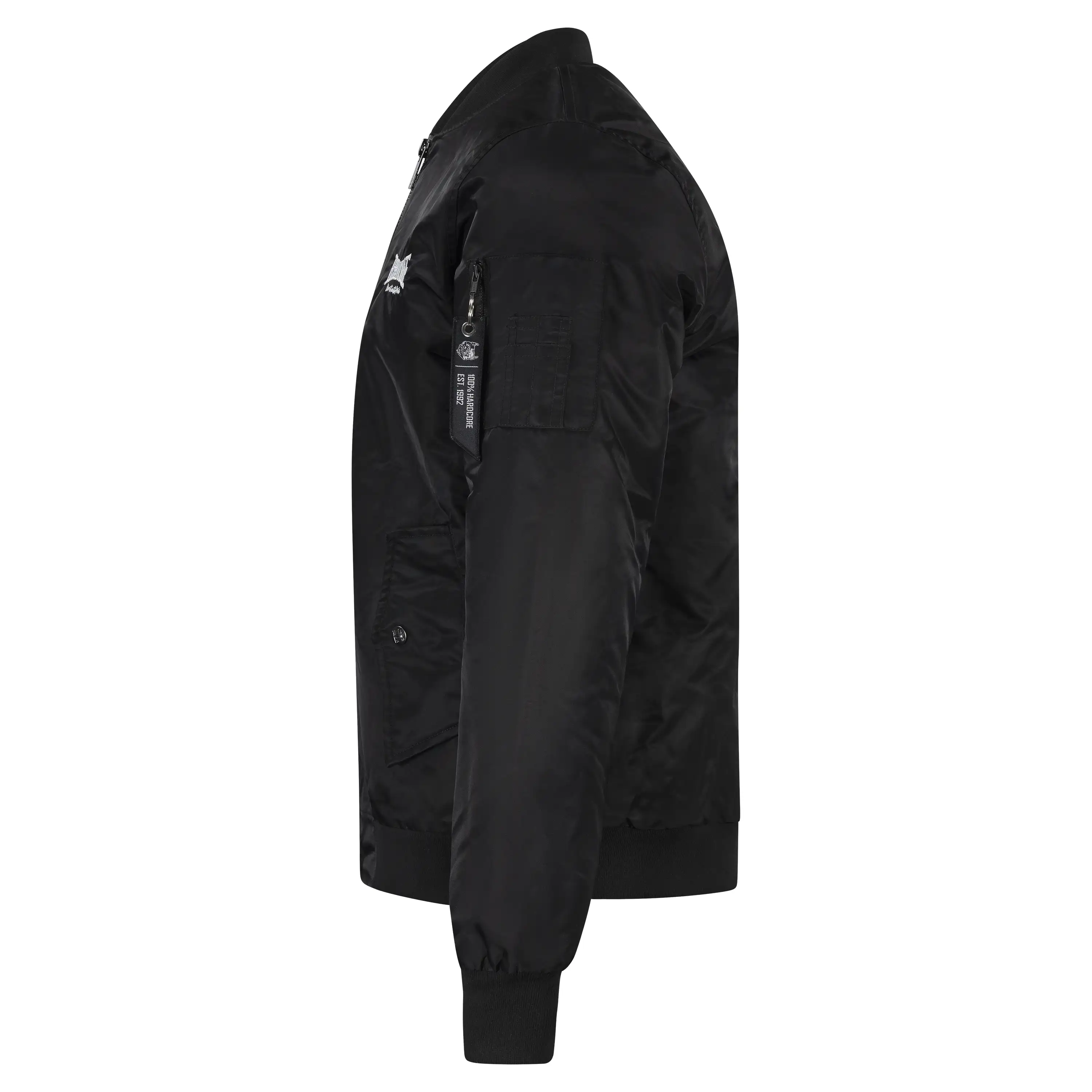 100% Hardcore Bomberjacket Branded Rage Black - Image 8