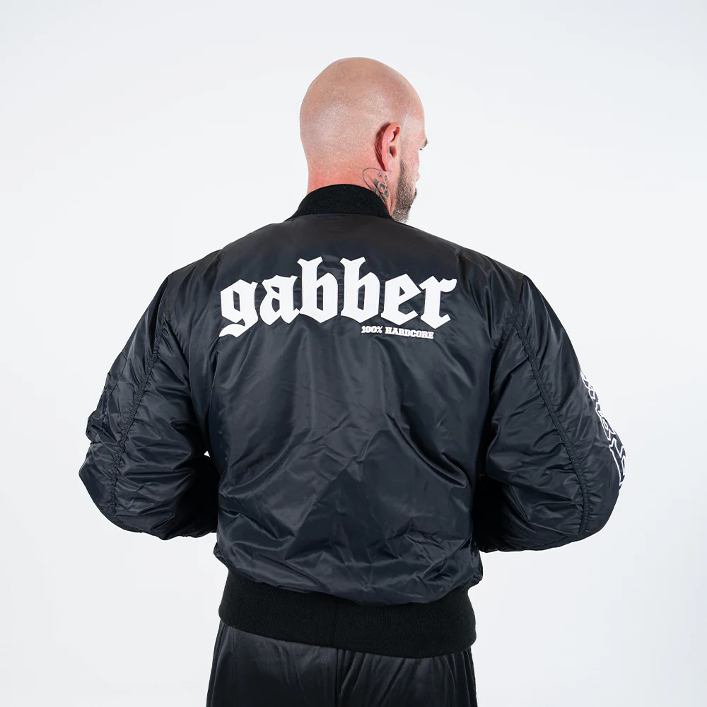 100% Hardcore Bomberjacket Gabber Black - Image 4