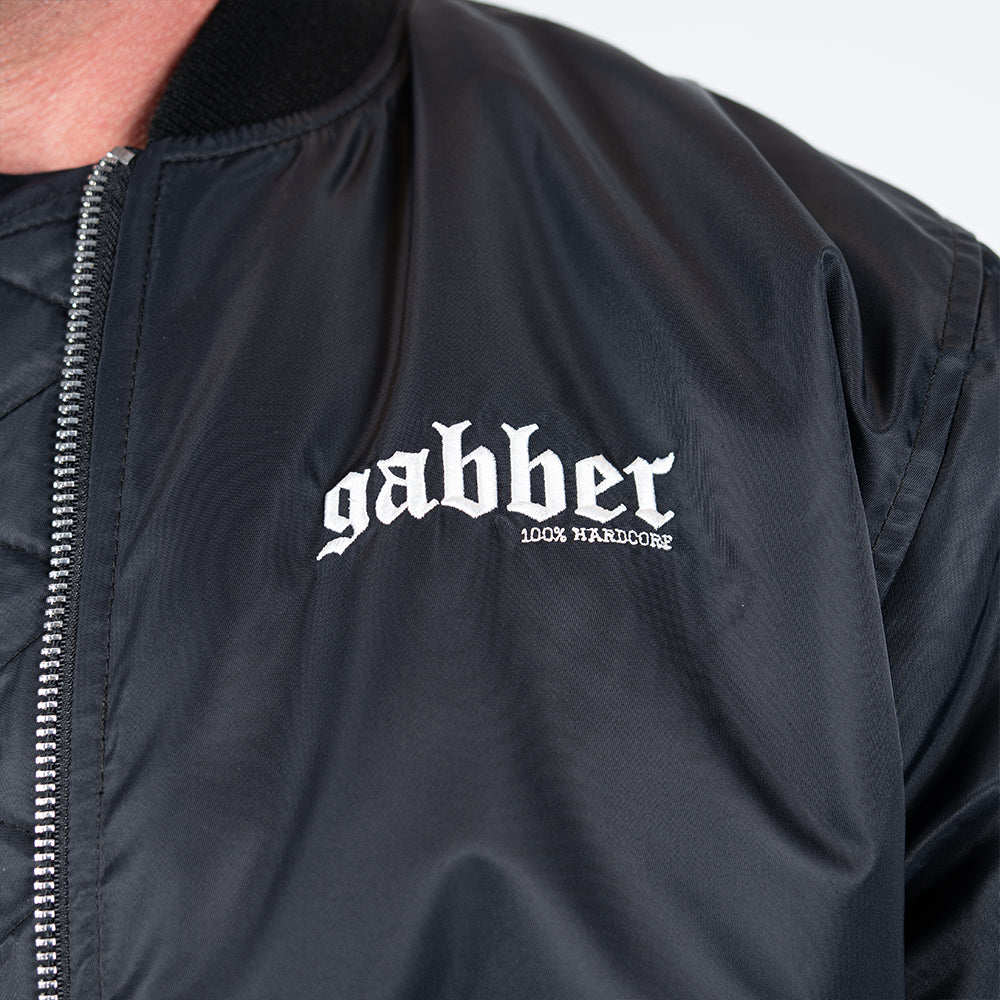 100% Hardcore Bomberjacket Gabber Black - Image 5