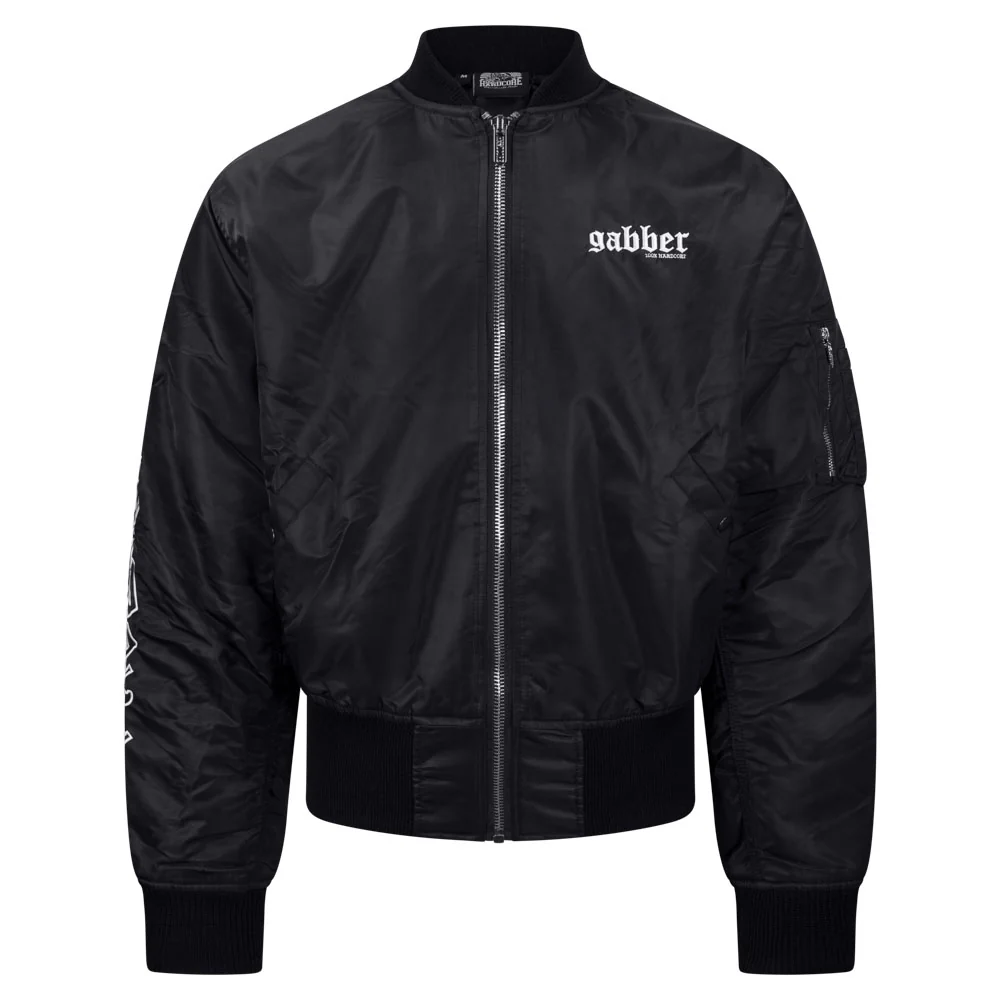 100% Hardcore Bomberjacket Gabber Black - Image 7
