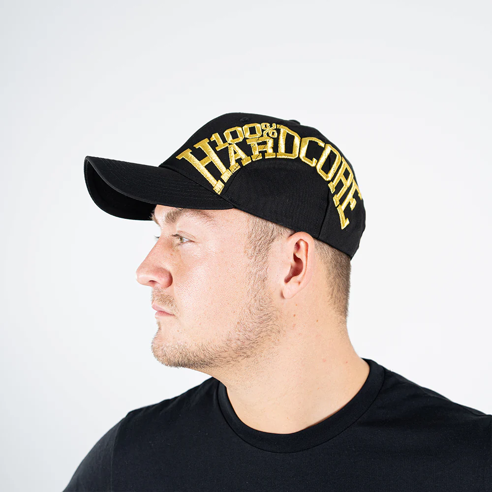 100% Hardcore Cap Essential Black/Gold - Image 3