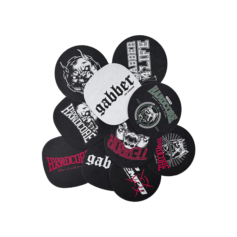100% Hardcore CoasterSet (10 pcs)