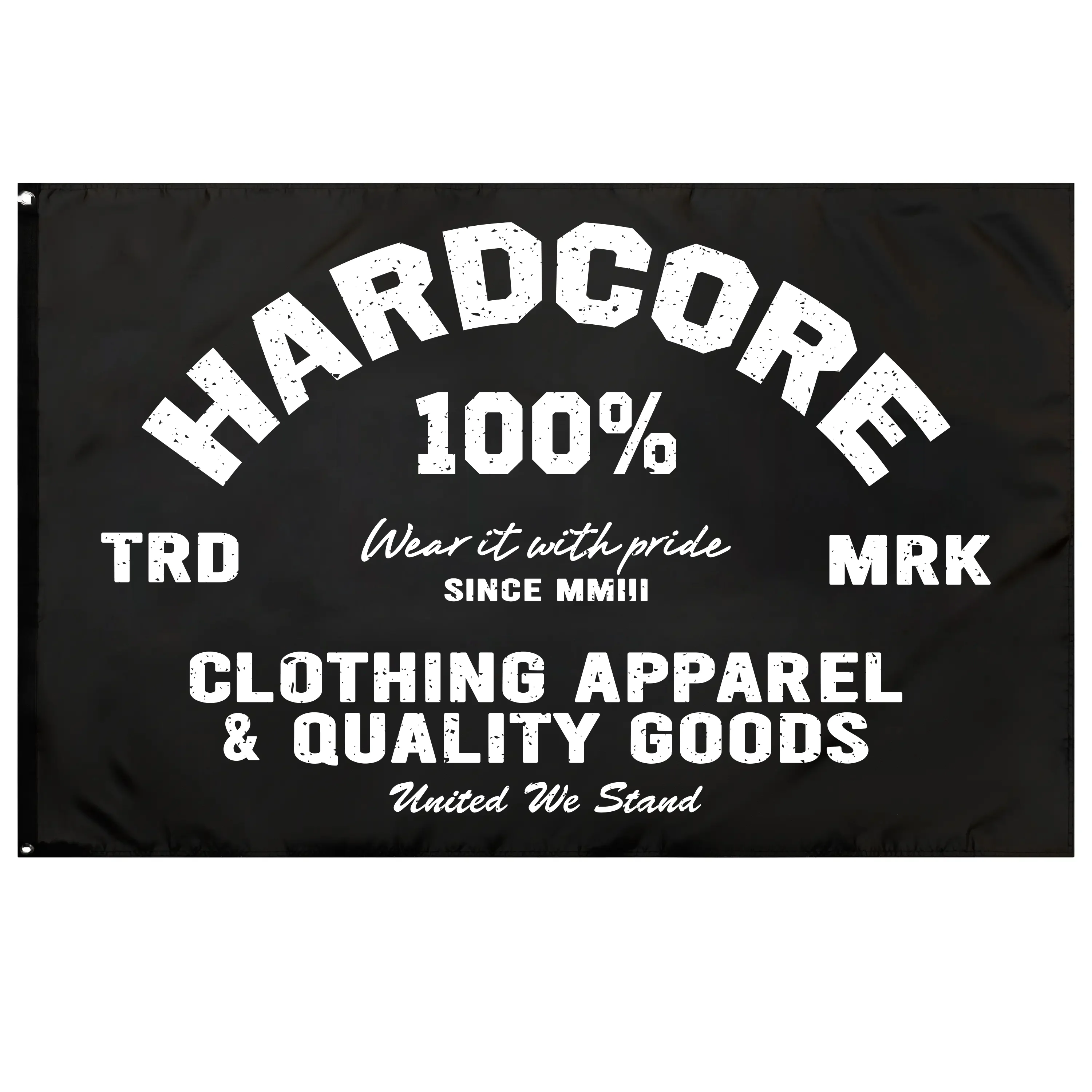 100% Hardcore Flag Apparel