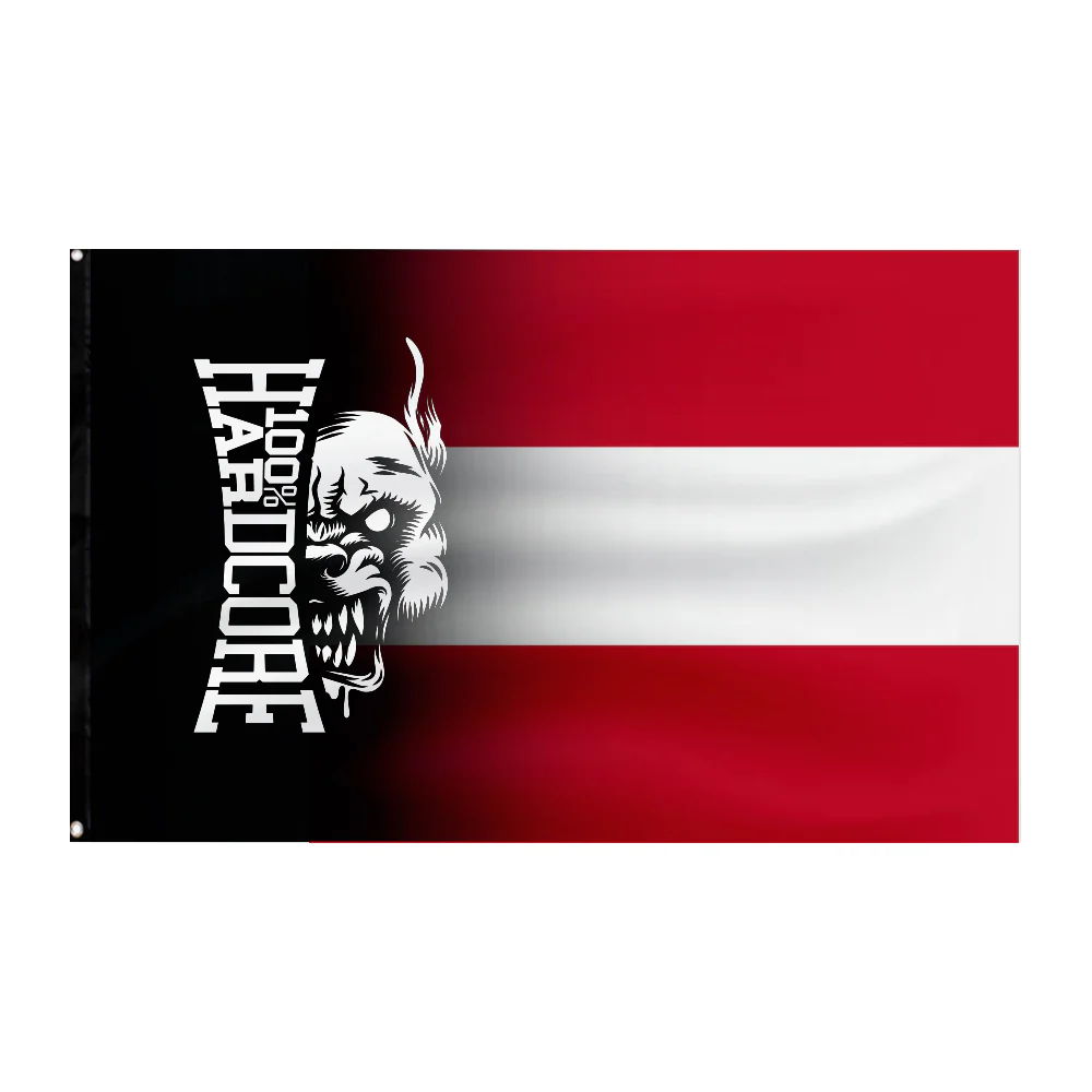 100% Hardcore Flag Austria