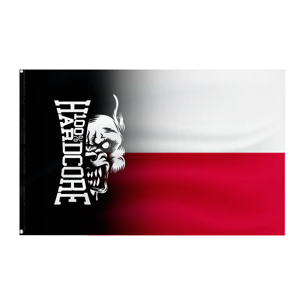 100% Hardcore Flag Poland