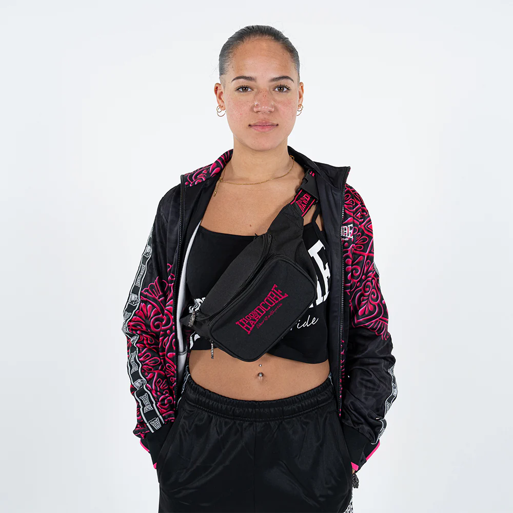 100% Hardcore Hipbag Essential Black/Pink - Image 4