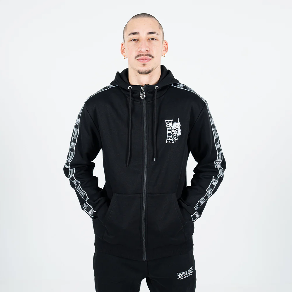 100% Hardcore Hooded Zipper Branded Rage Taped - Image 4