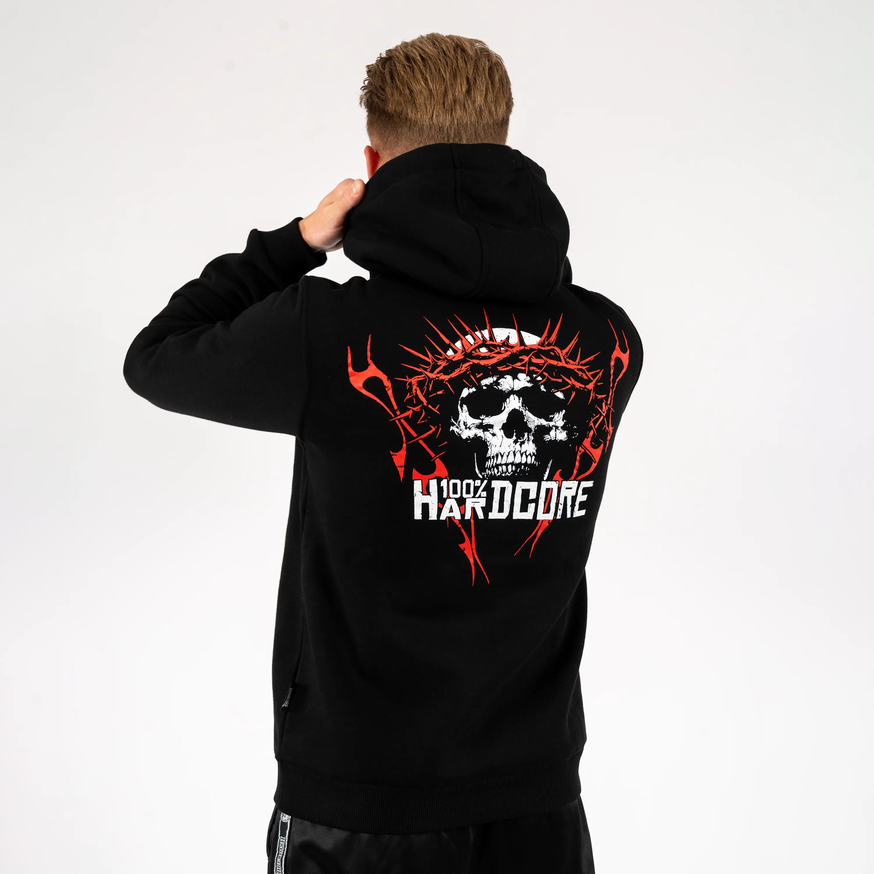 100% Hardcore Hoodie Blood Crown - Image 4