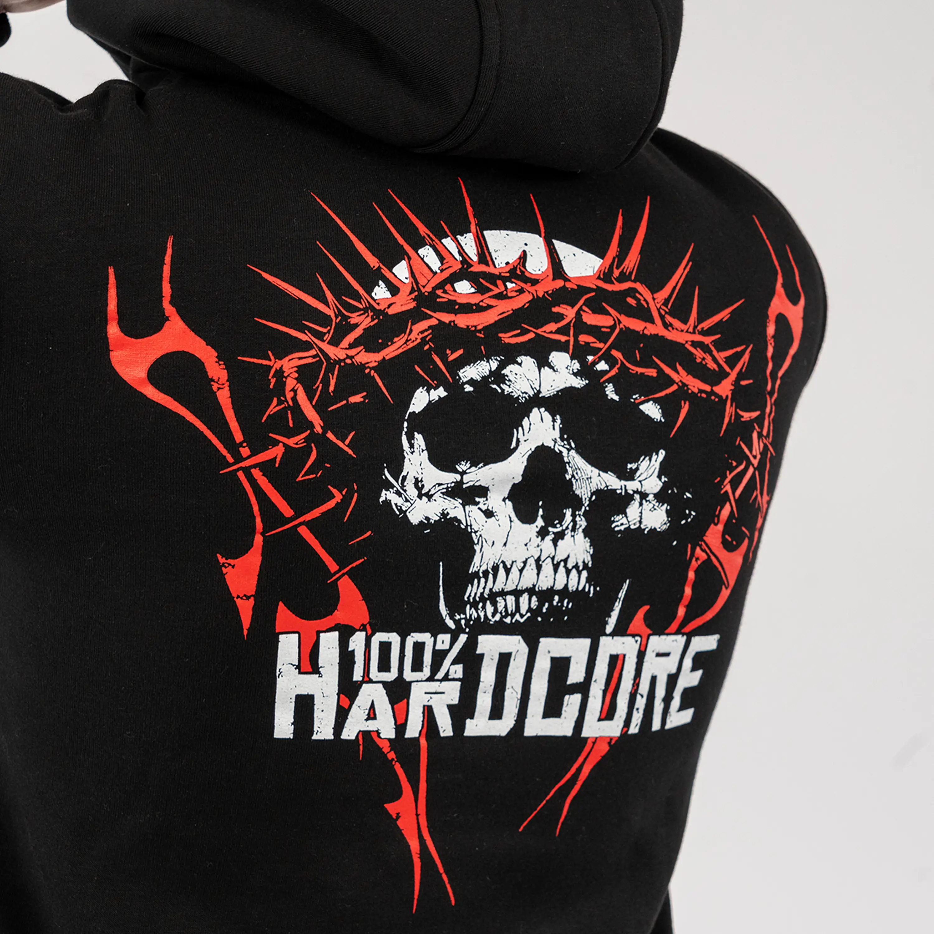 100% Hardcore Hoodie Blood Crown - Image 5