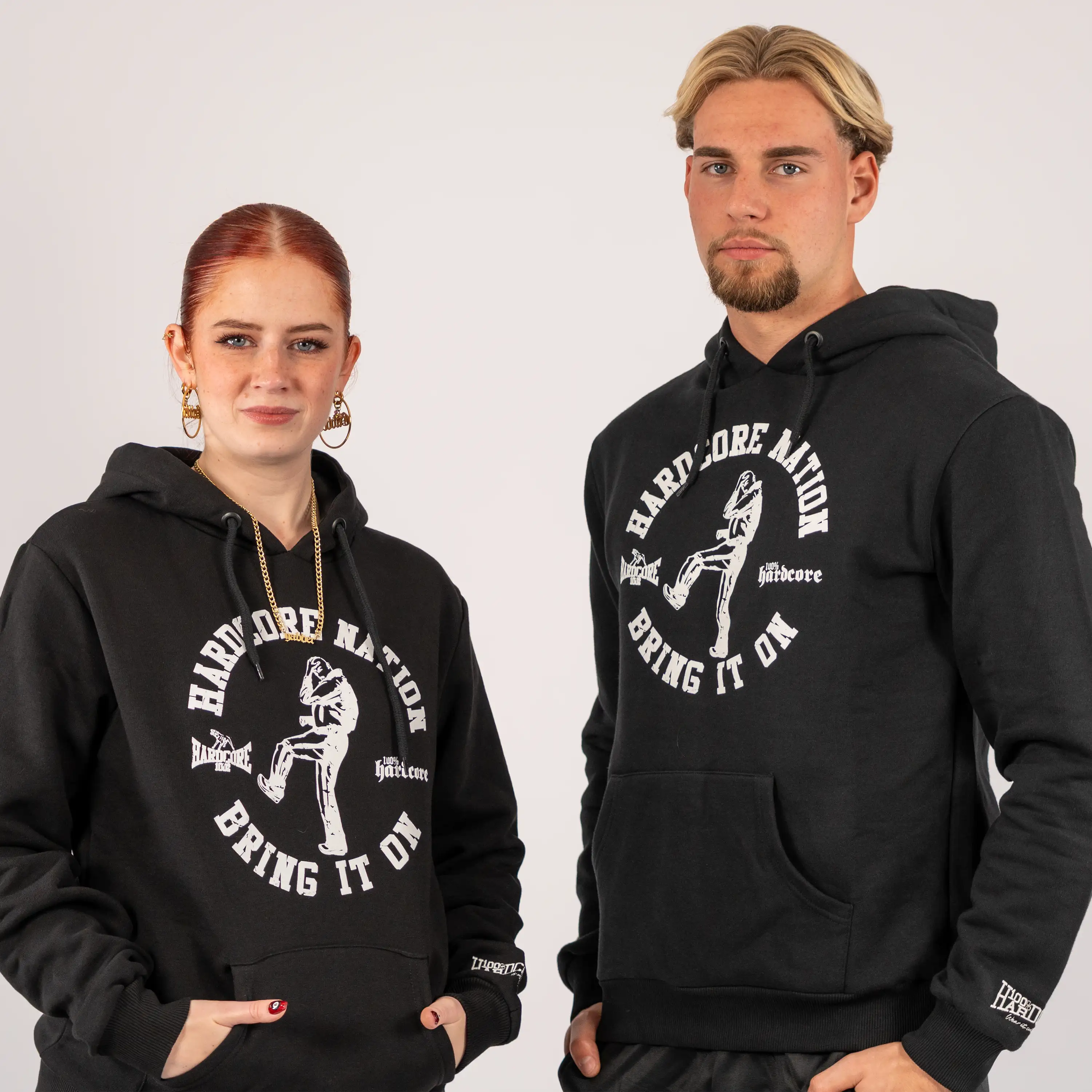 100% Hardcore Hoodie Bring it on - Image 3