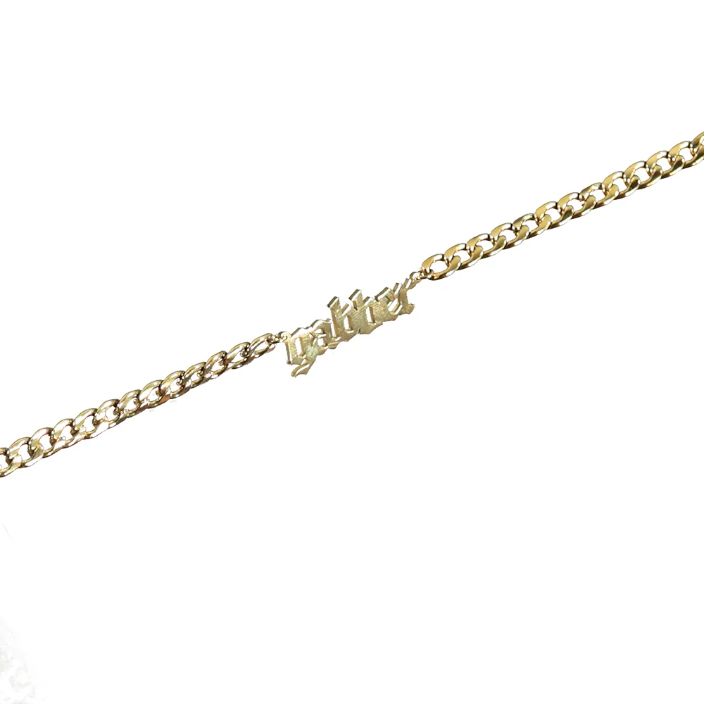 100% Hardcore Necklace Gabber Gold [65 CM] - Image 3
