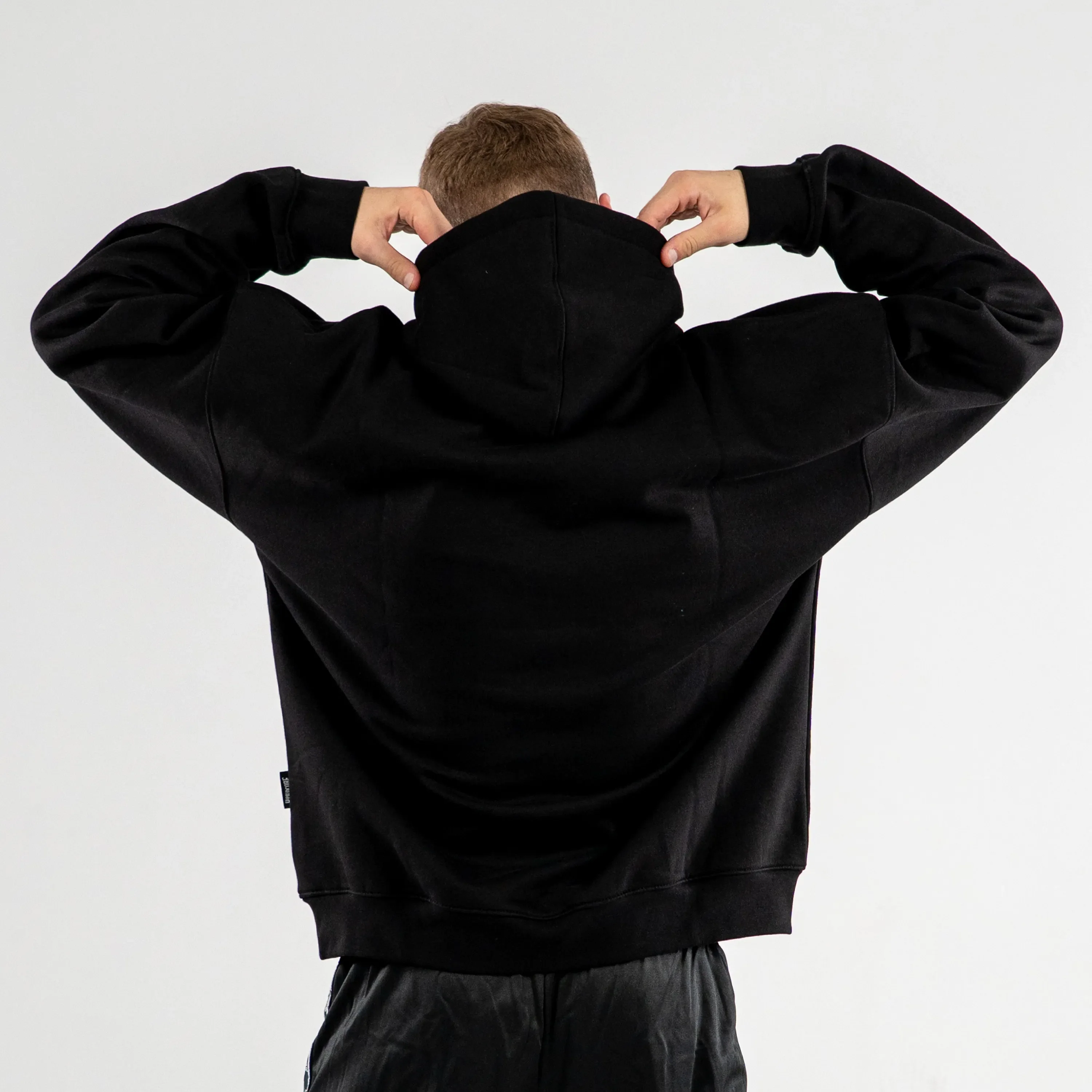 100% Hardcore Hoodie Faded Black - Image 5