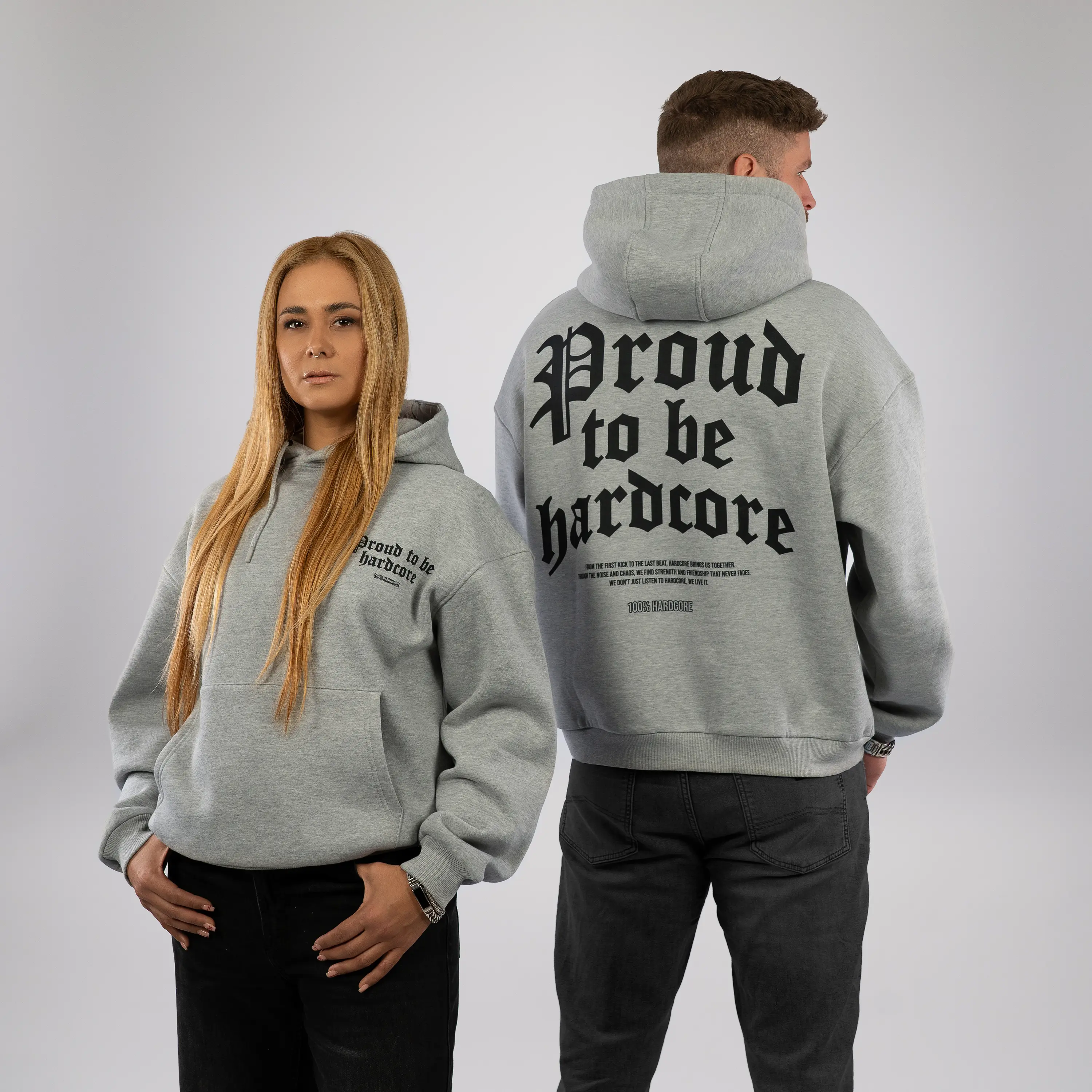 100% Hardcore Hoodie Proud to Be - Image 2