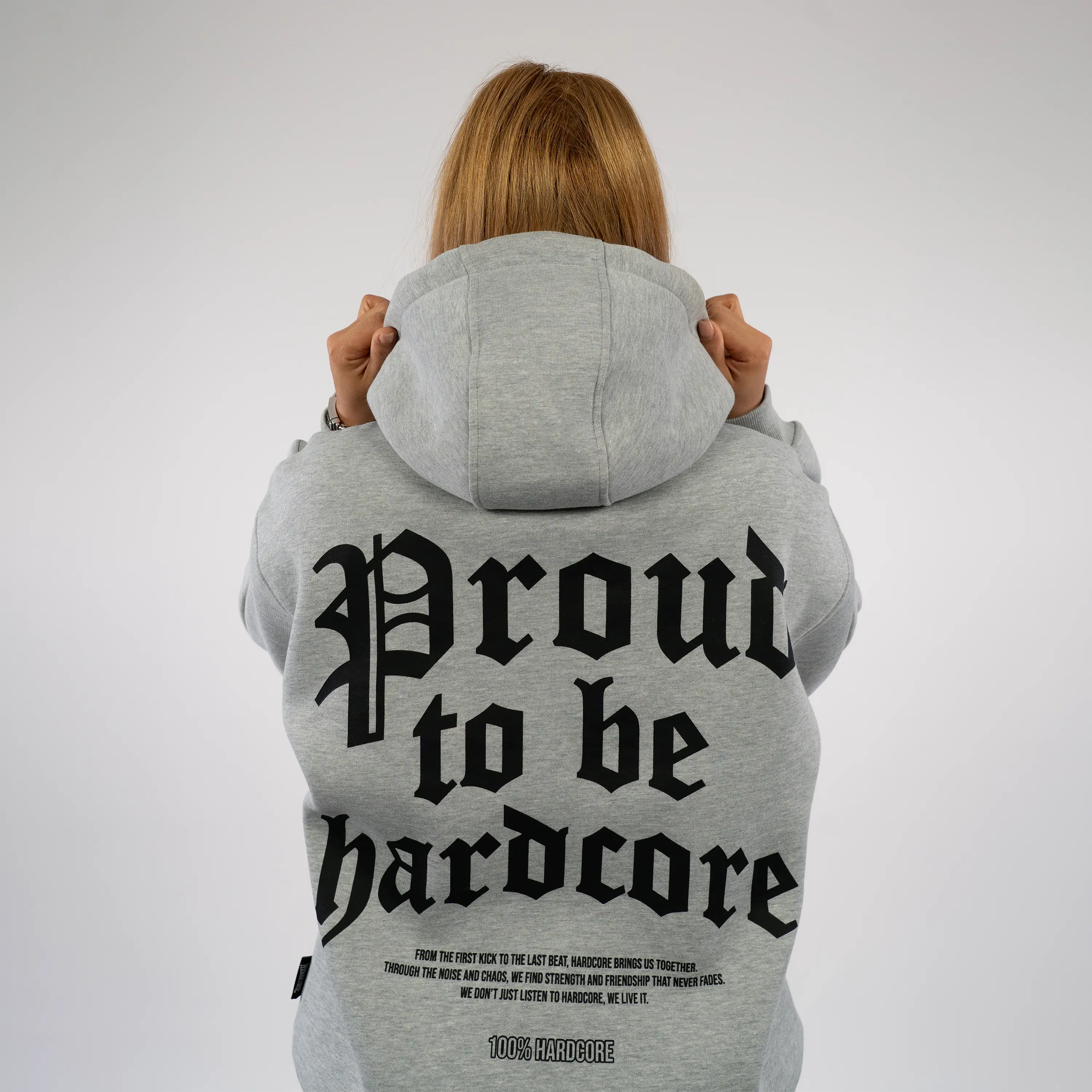 100% Hardcore Hoodie Proud to Be - Image 4