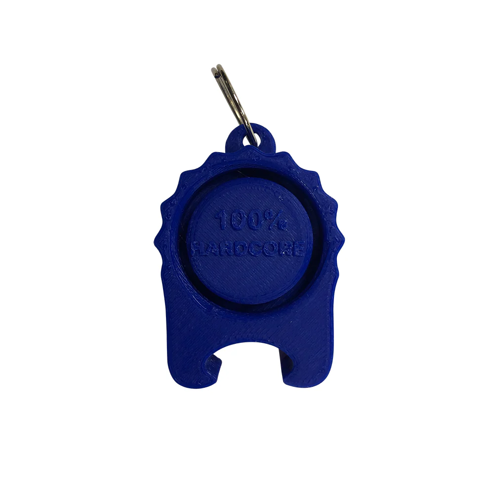 100% Hardcore PartyCap | The universal festival cap with beer opener | Blue