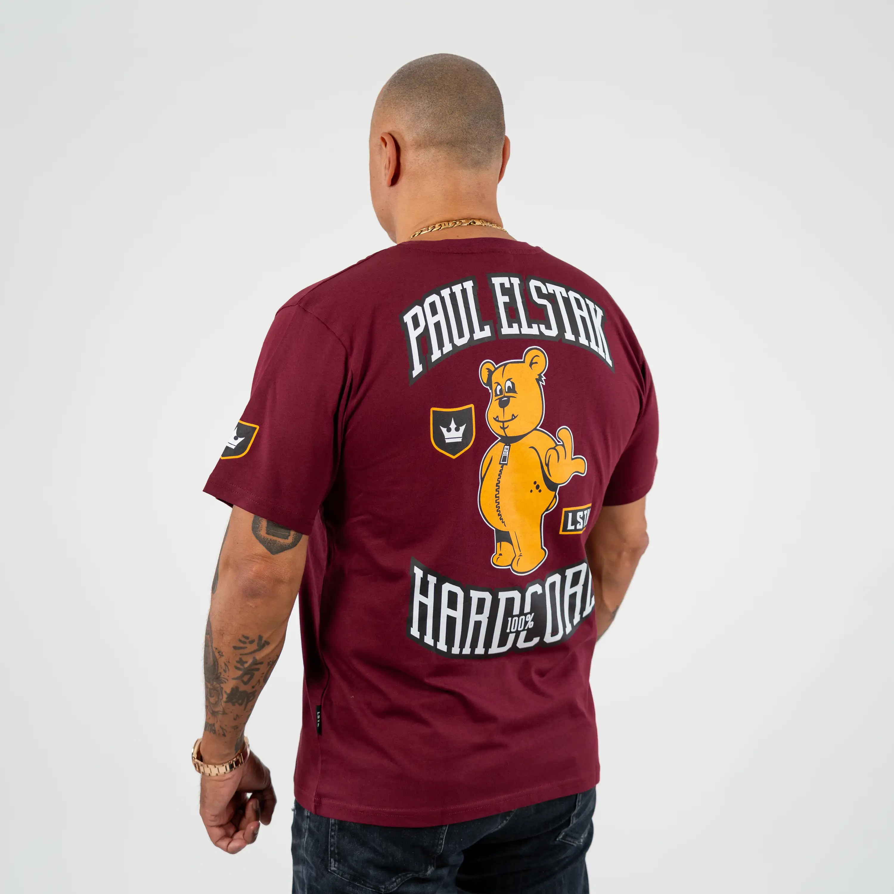 100% Hardcore - Paul Elstak T-shirt Forze Bordeaux - Image 3