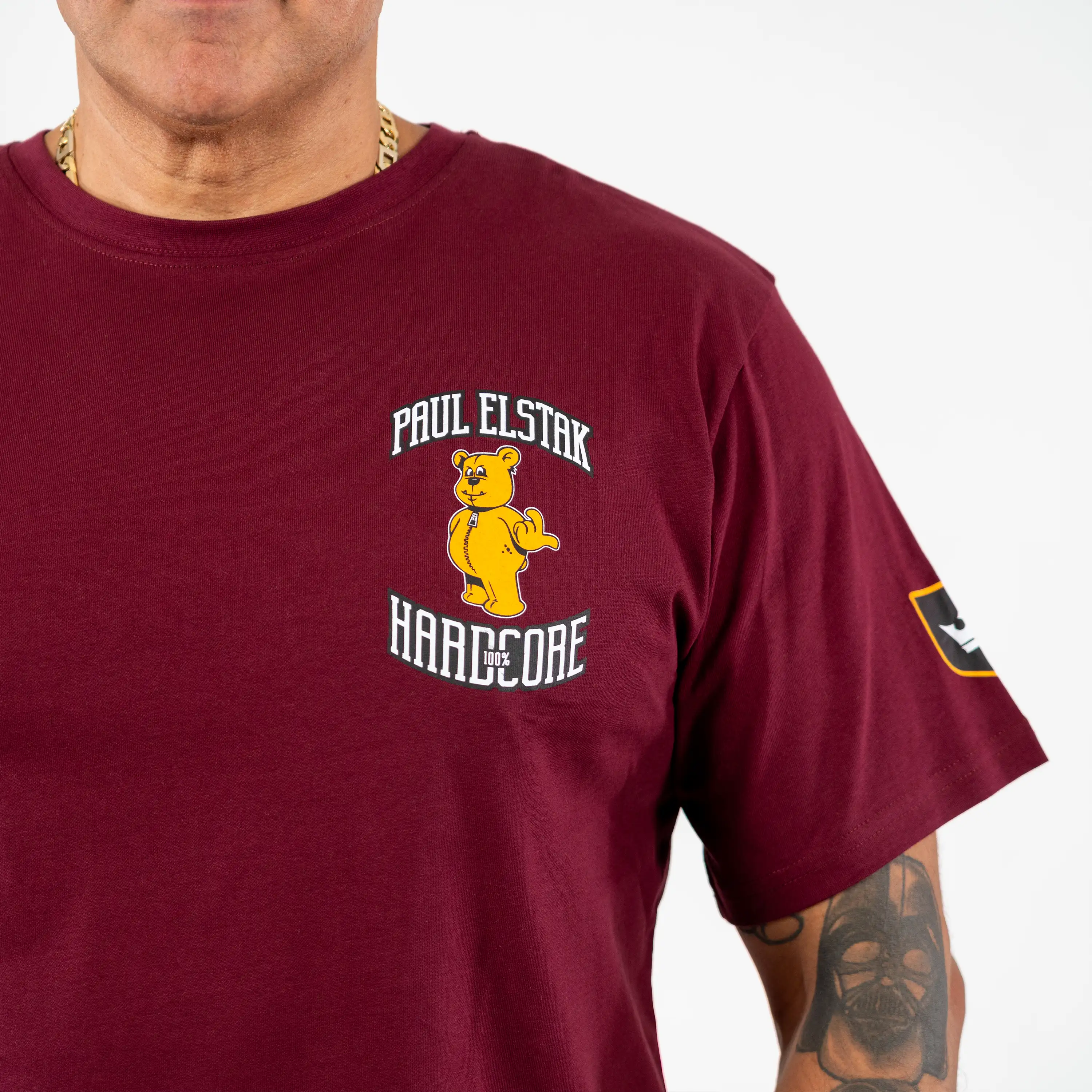 100% Hardcore - Paul Elstak T-shirt Forze Bordeaux - Image 4