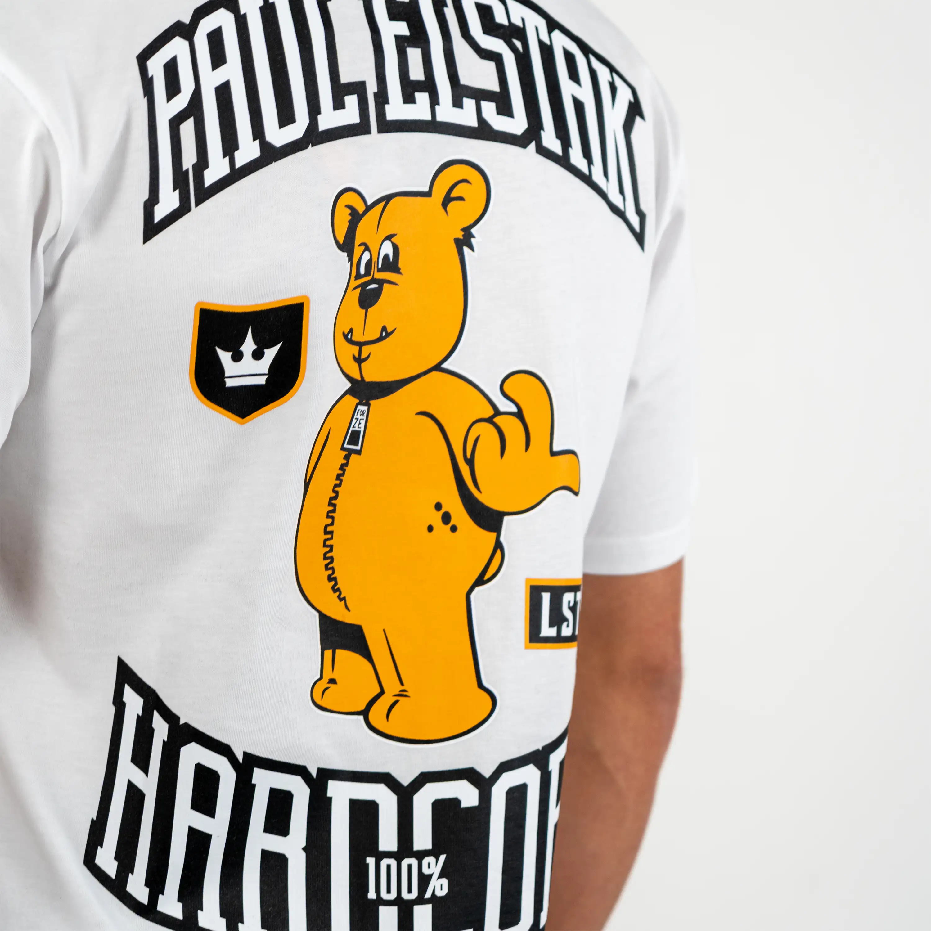 100% Hardcore - Paul Elstak T-shirt Forze White - Image 4
