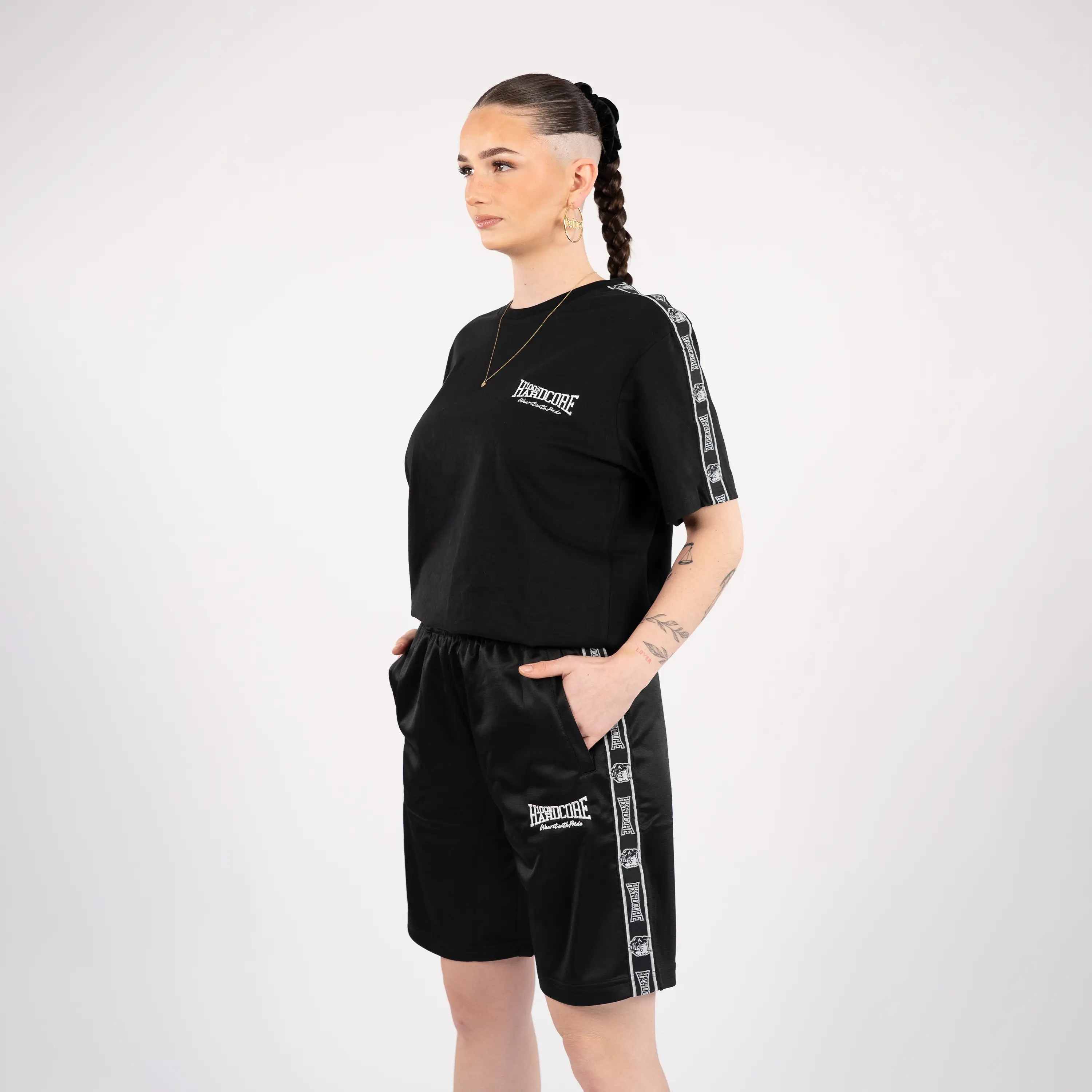 100% Hardcore Short Training Pants Essential Black - Image 5