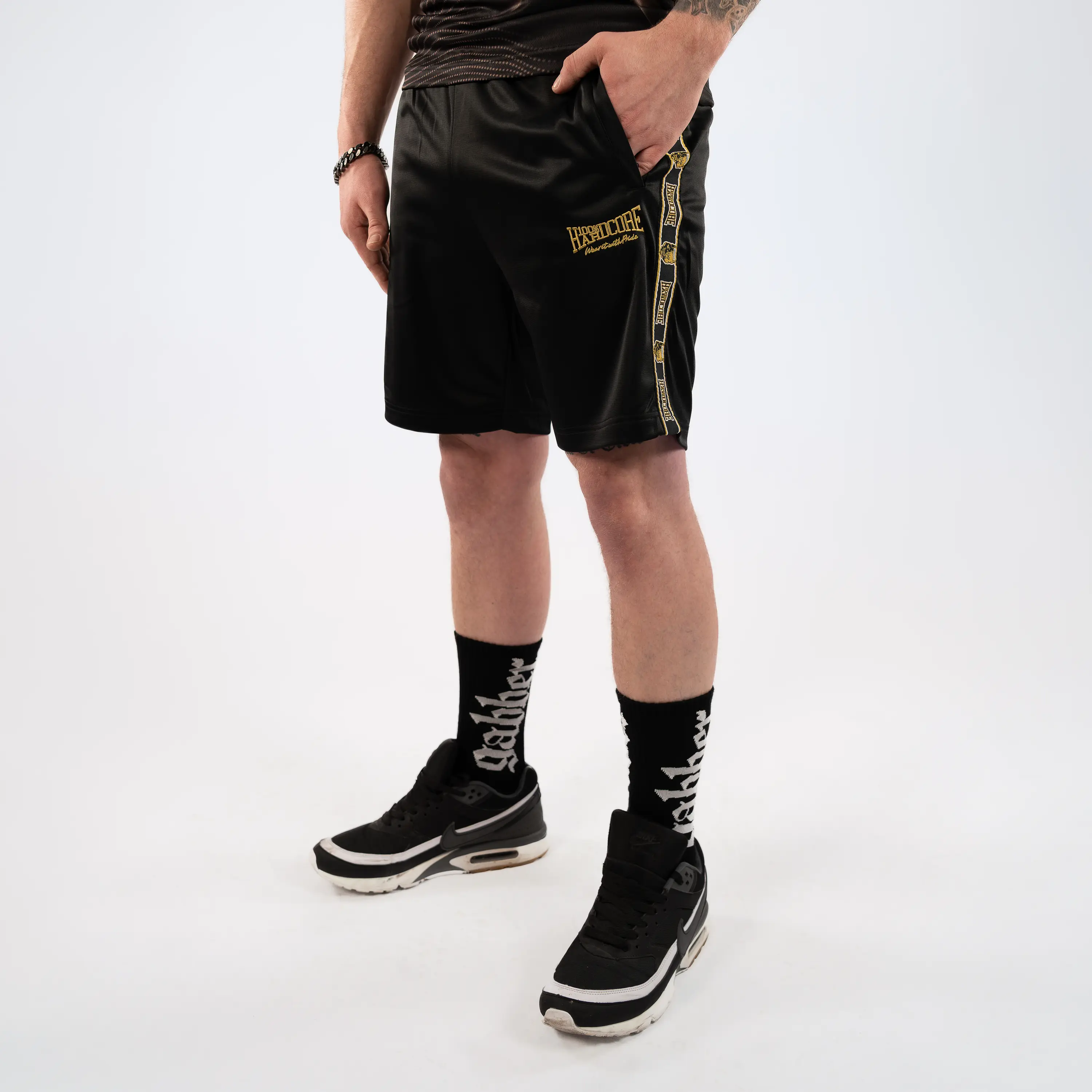 100% Hardcore Short Training Pants Essential Gold - Image 4