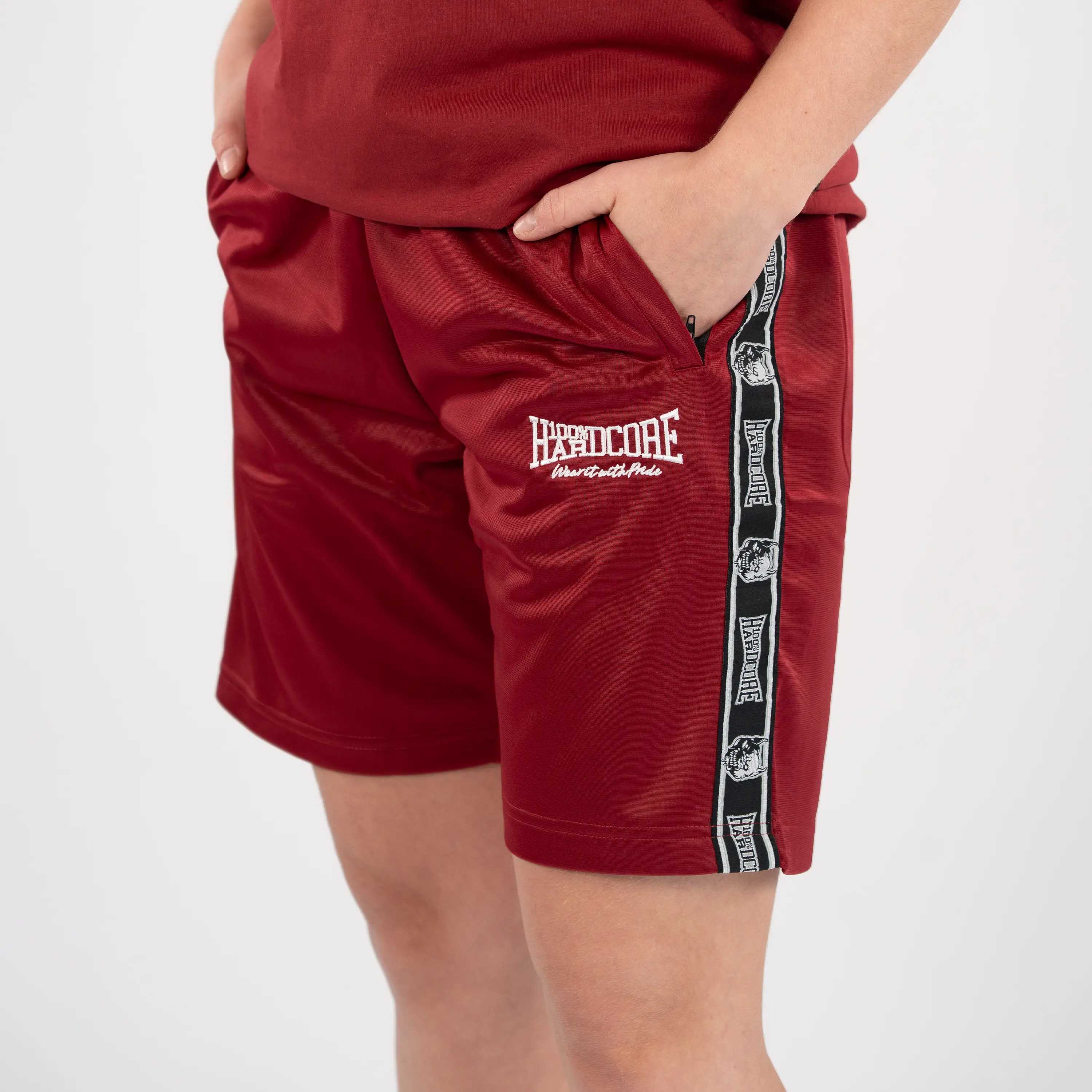 100% Hardcore Short Training Pants Essential Red - Image 5