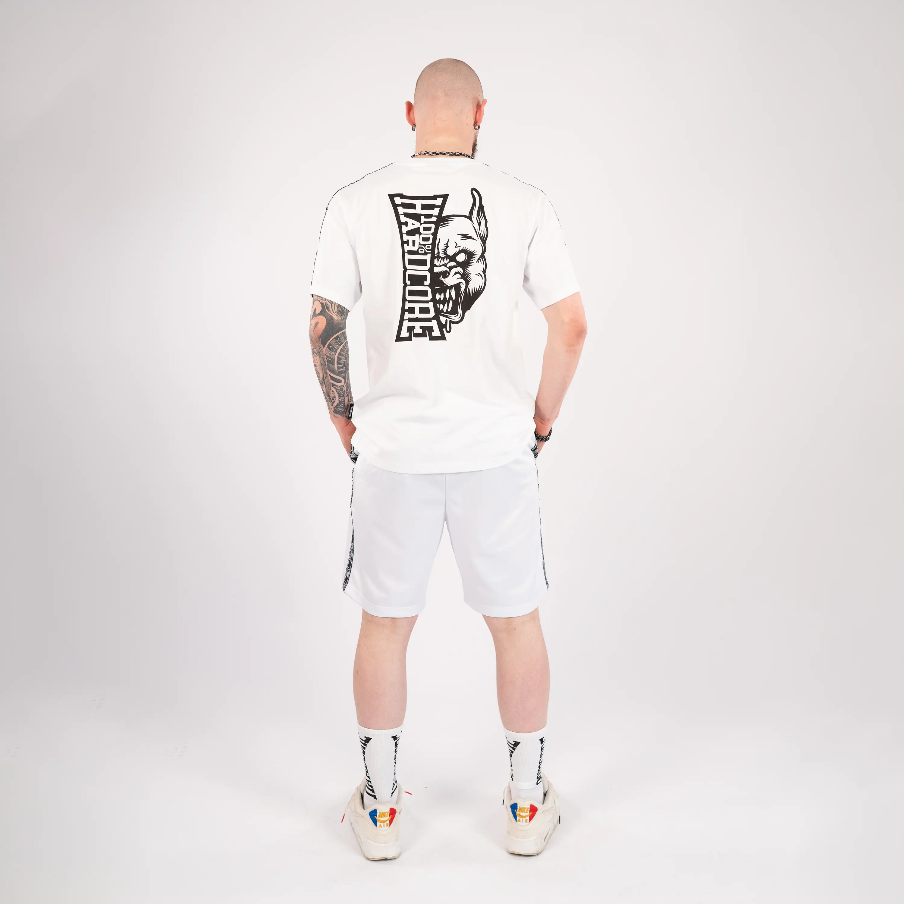 100% Hardcore Short Training Pants Essential White - Image 5