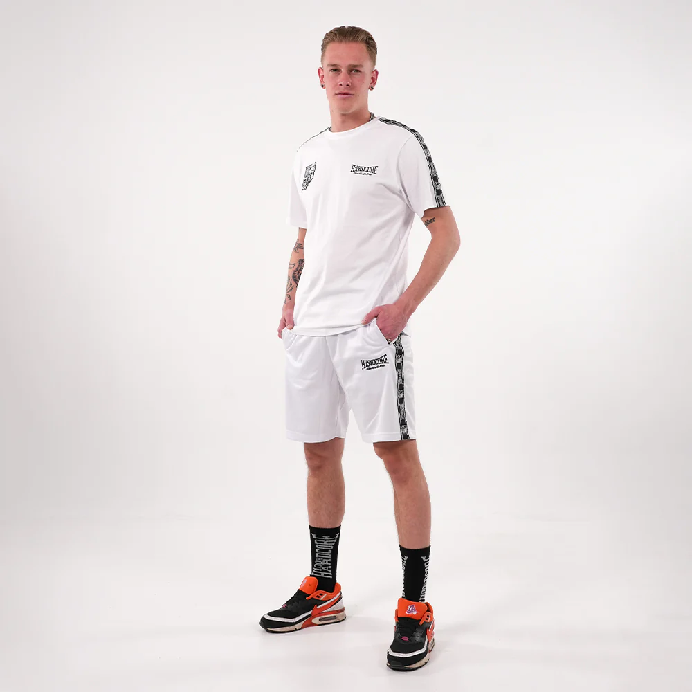 100% Hardcore Short Training Pants Essential White - Image 6