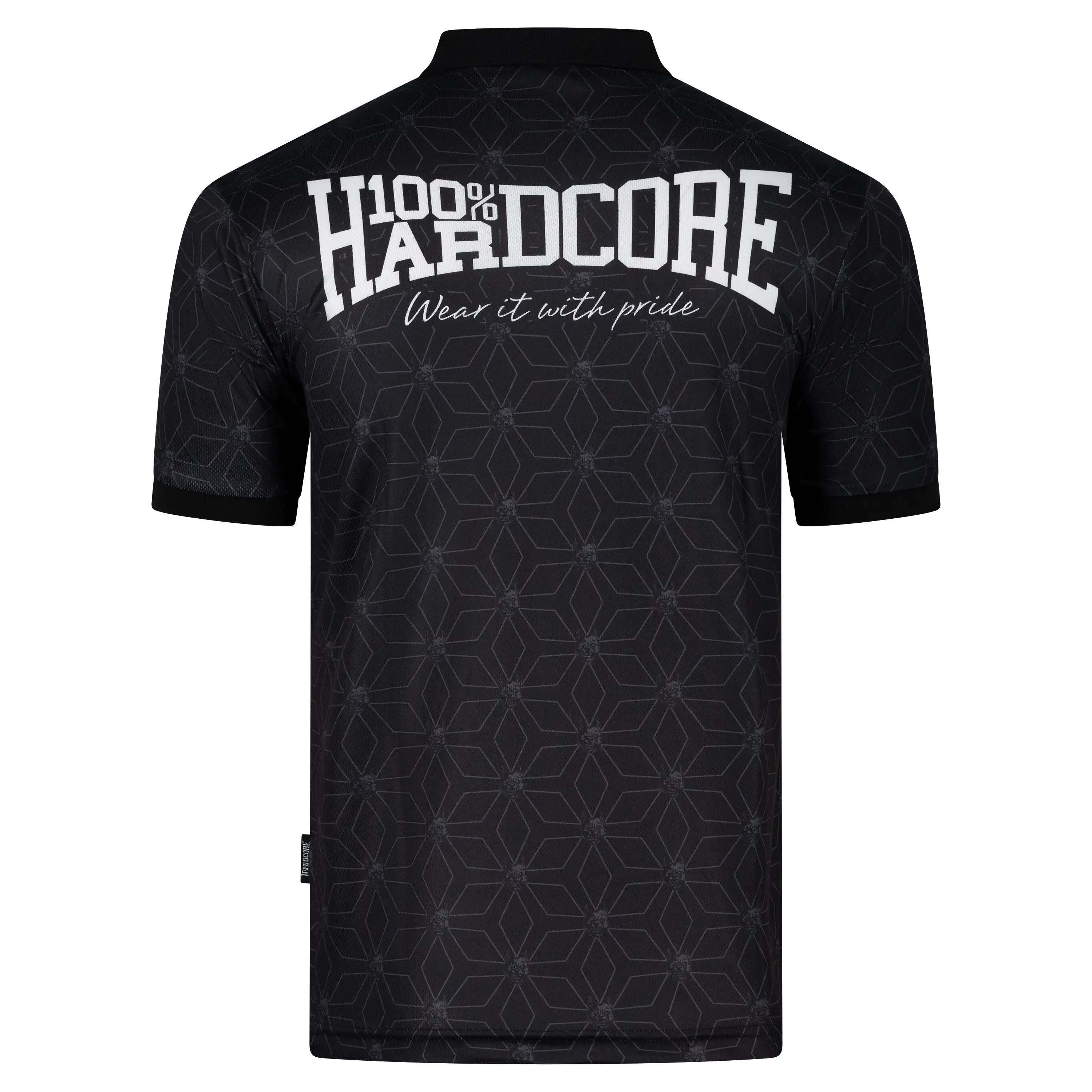 100% Hardcore Soccershirt Essential Taped White - Image 6