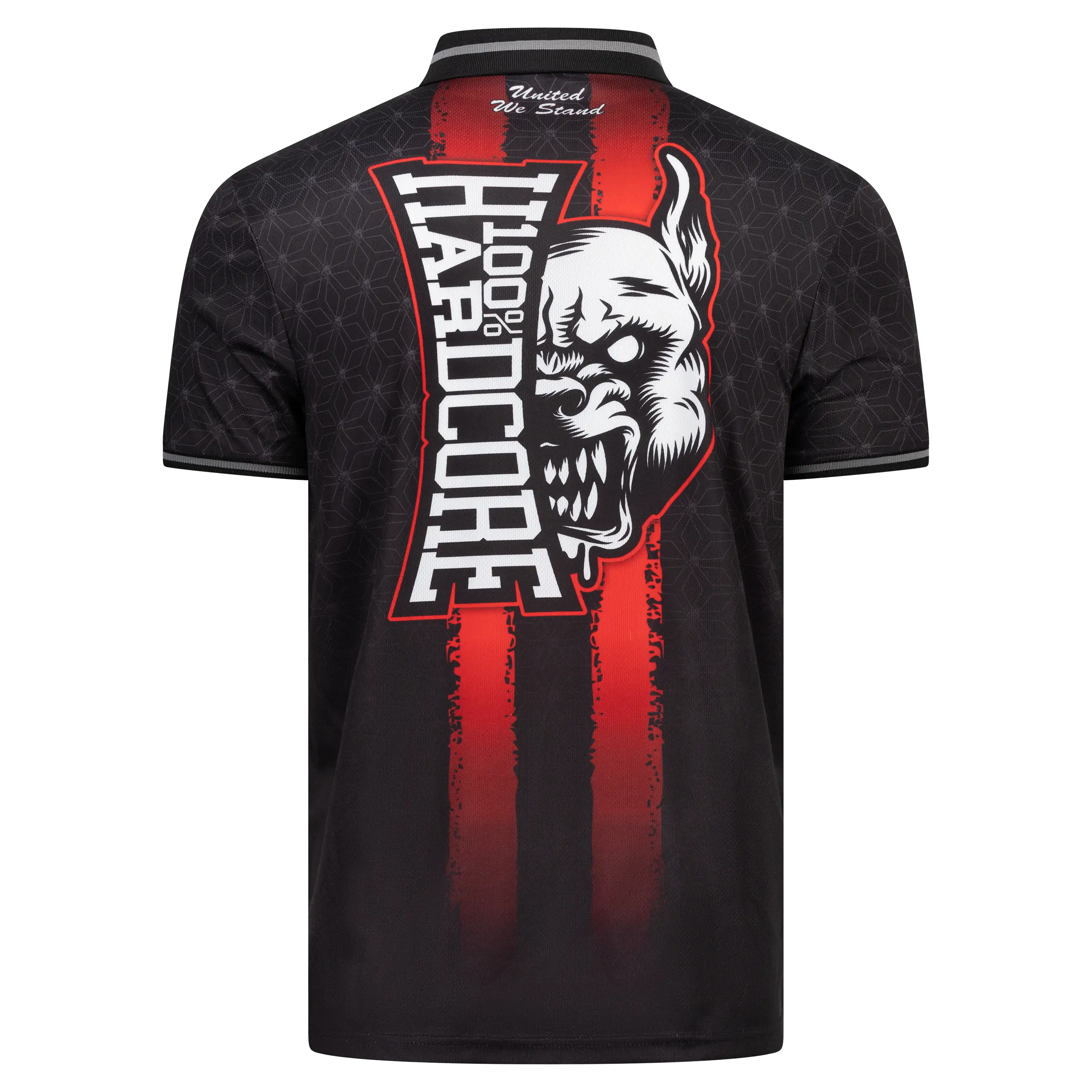 100% Hardcore Soccershirt Red Mark - Image 6