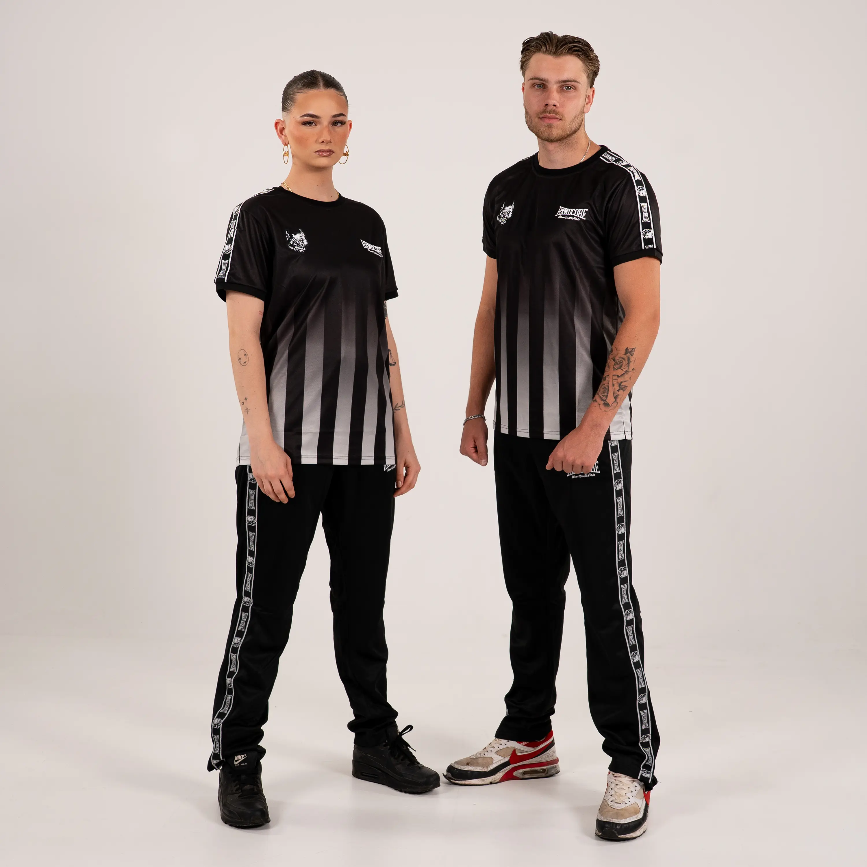 100% Hardcore Soccershirt Striped Branded Rage - Image 3