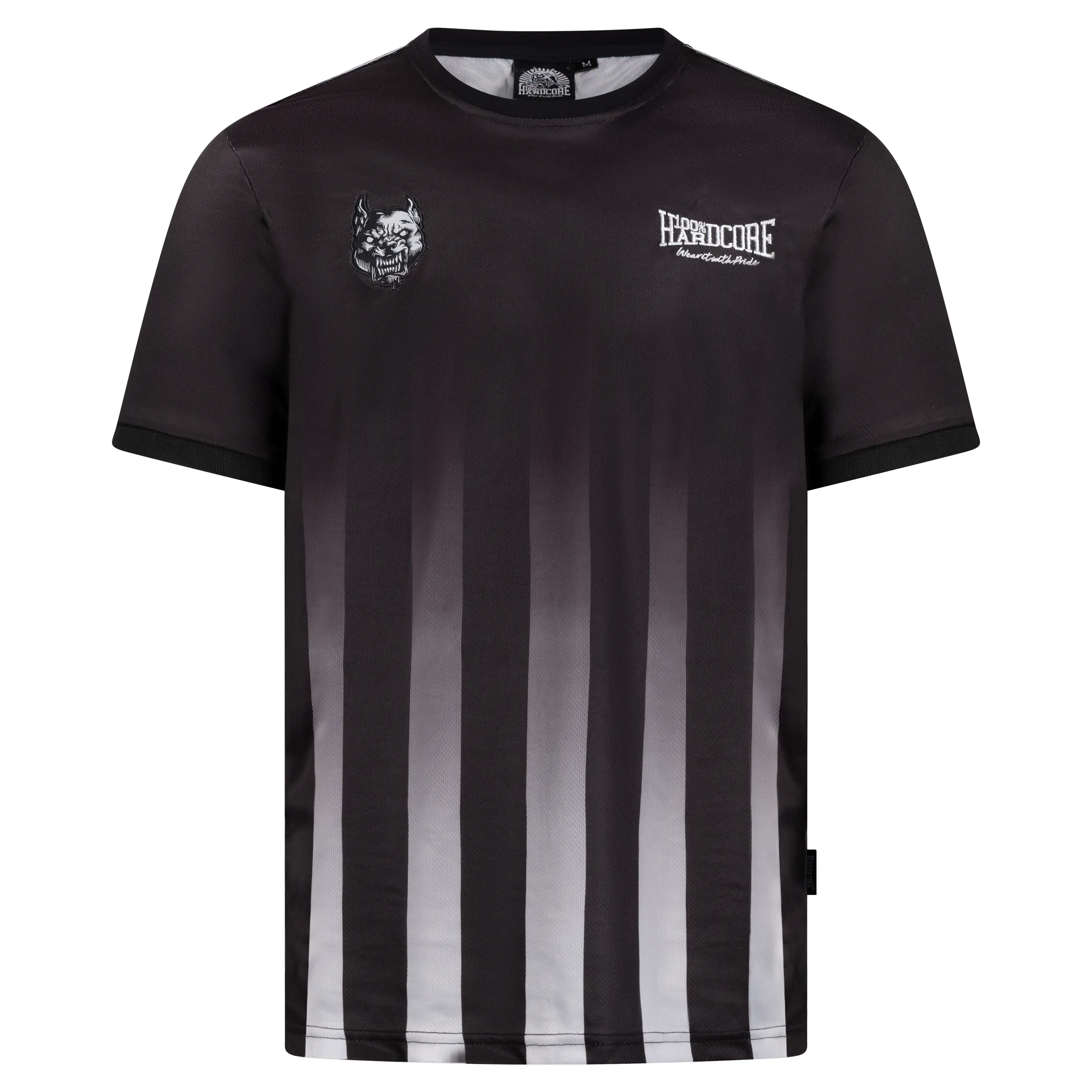 100% Hardcore Soccershirt Striped Branded Rage - Image 6
