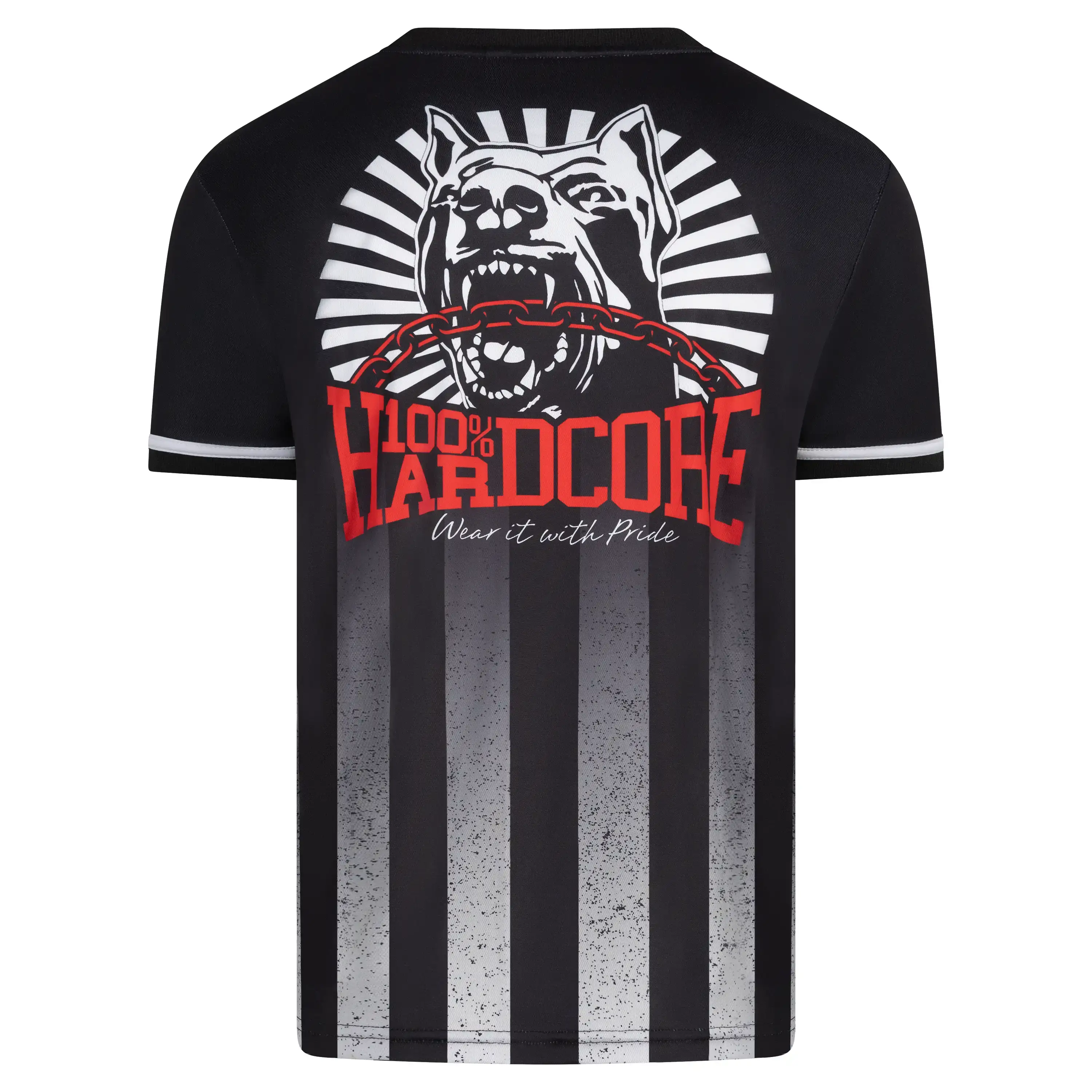 100% Hardcore Soccershirt Striped Distorted - Image 5