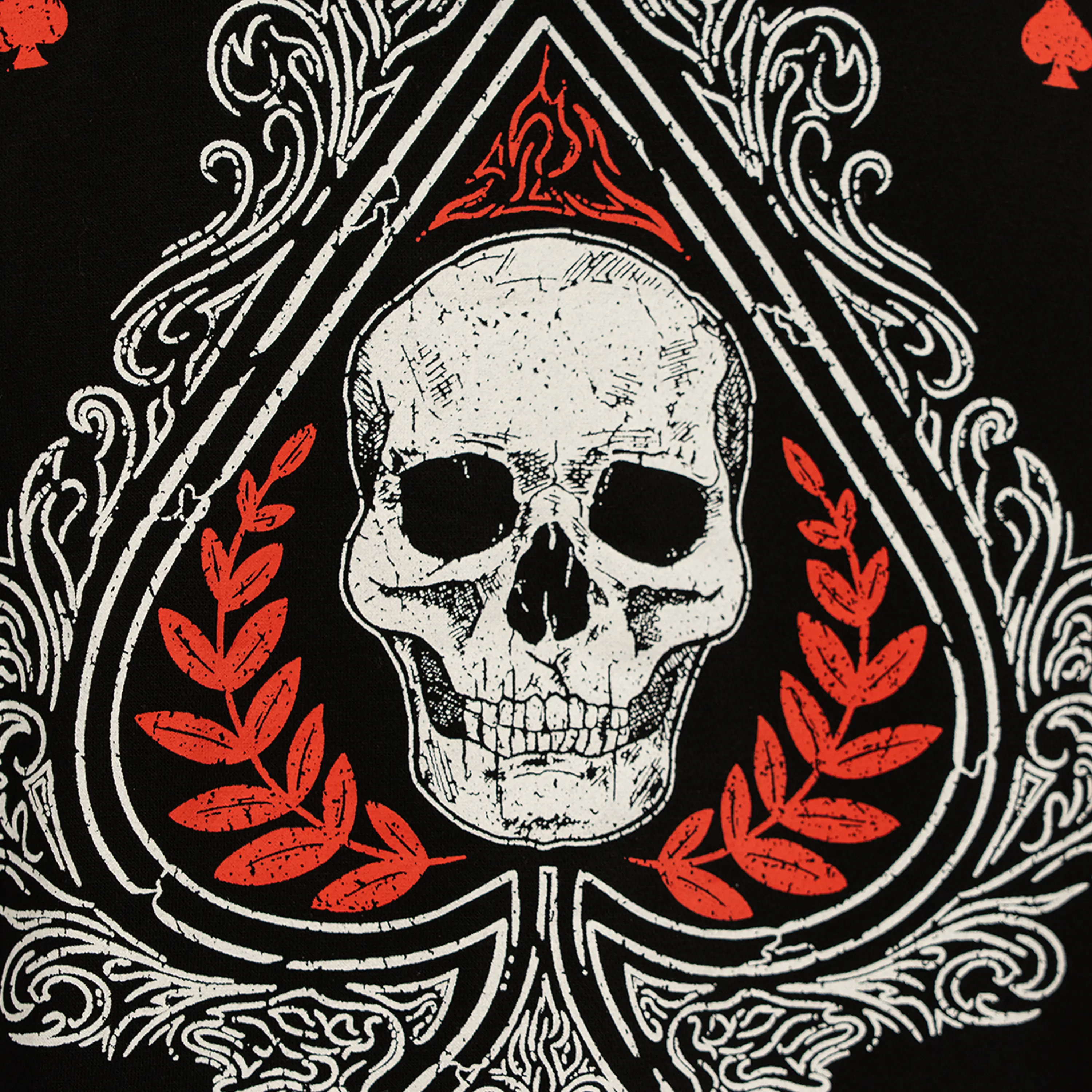 100% Hardcore Hooded Zipper Ace of Spades - Image 6