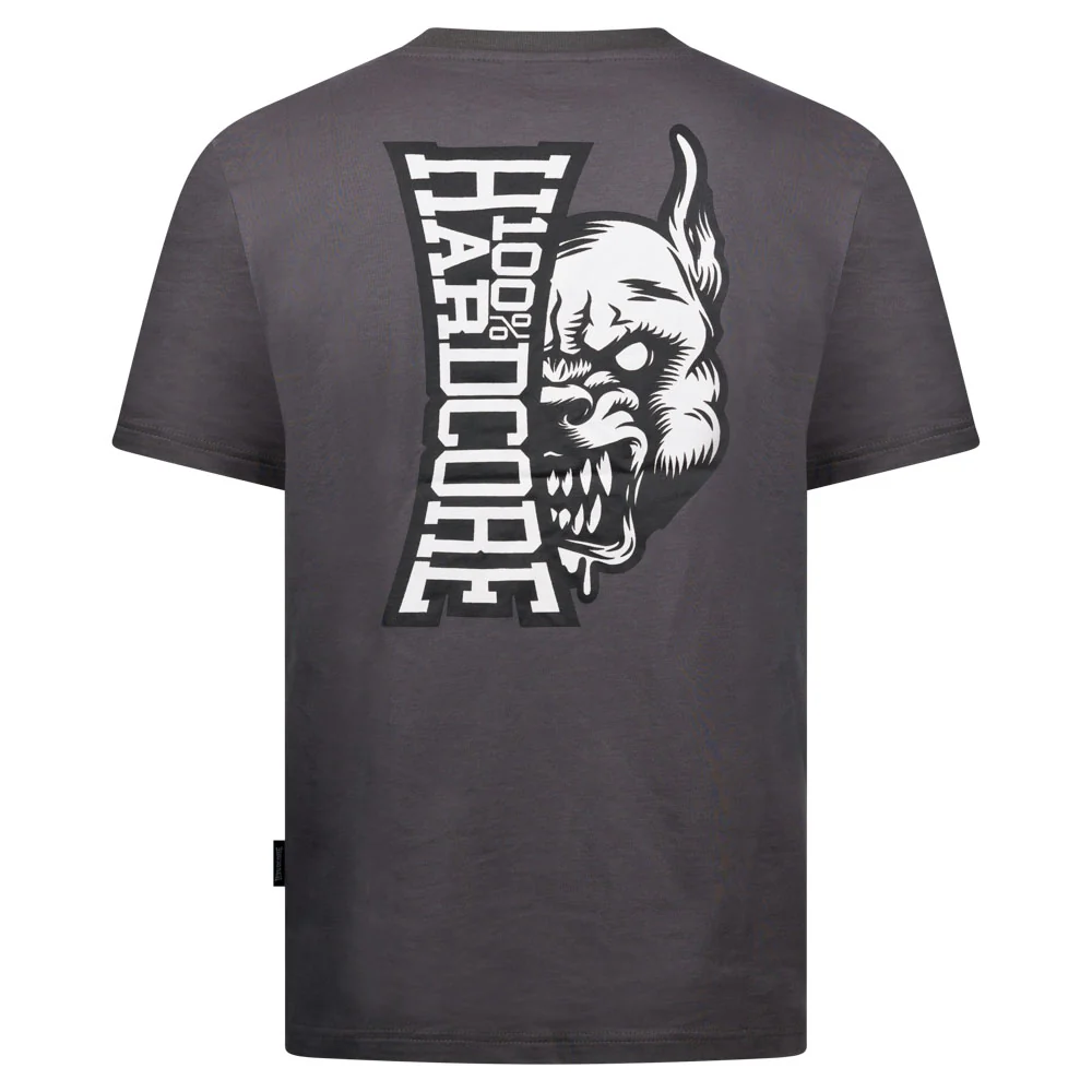 100% Hardcore T-shirt Essential Grey - Image 4