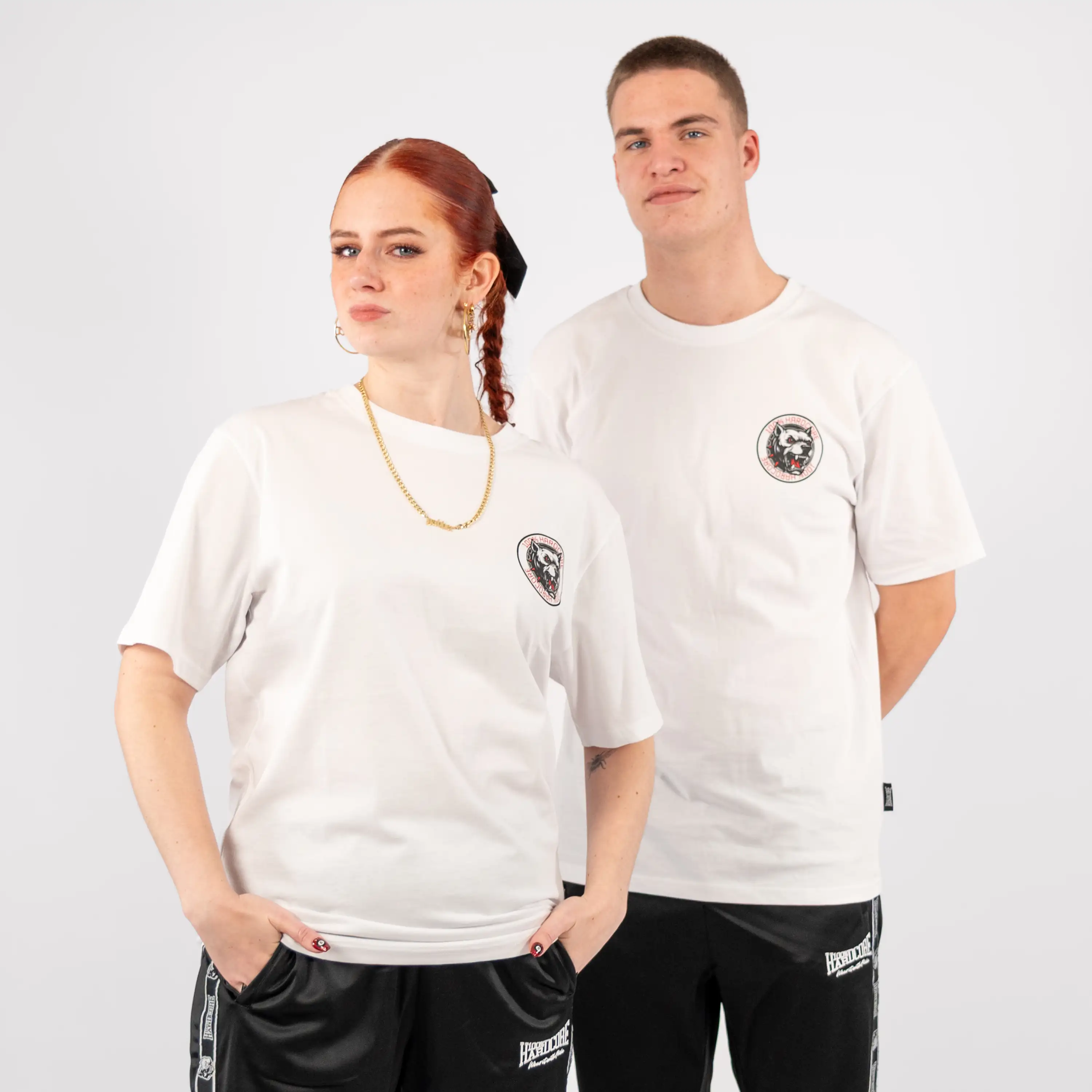 100% Hardcore T-shirt Unleashed White - Image 3