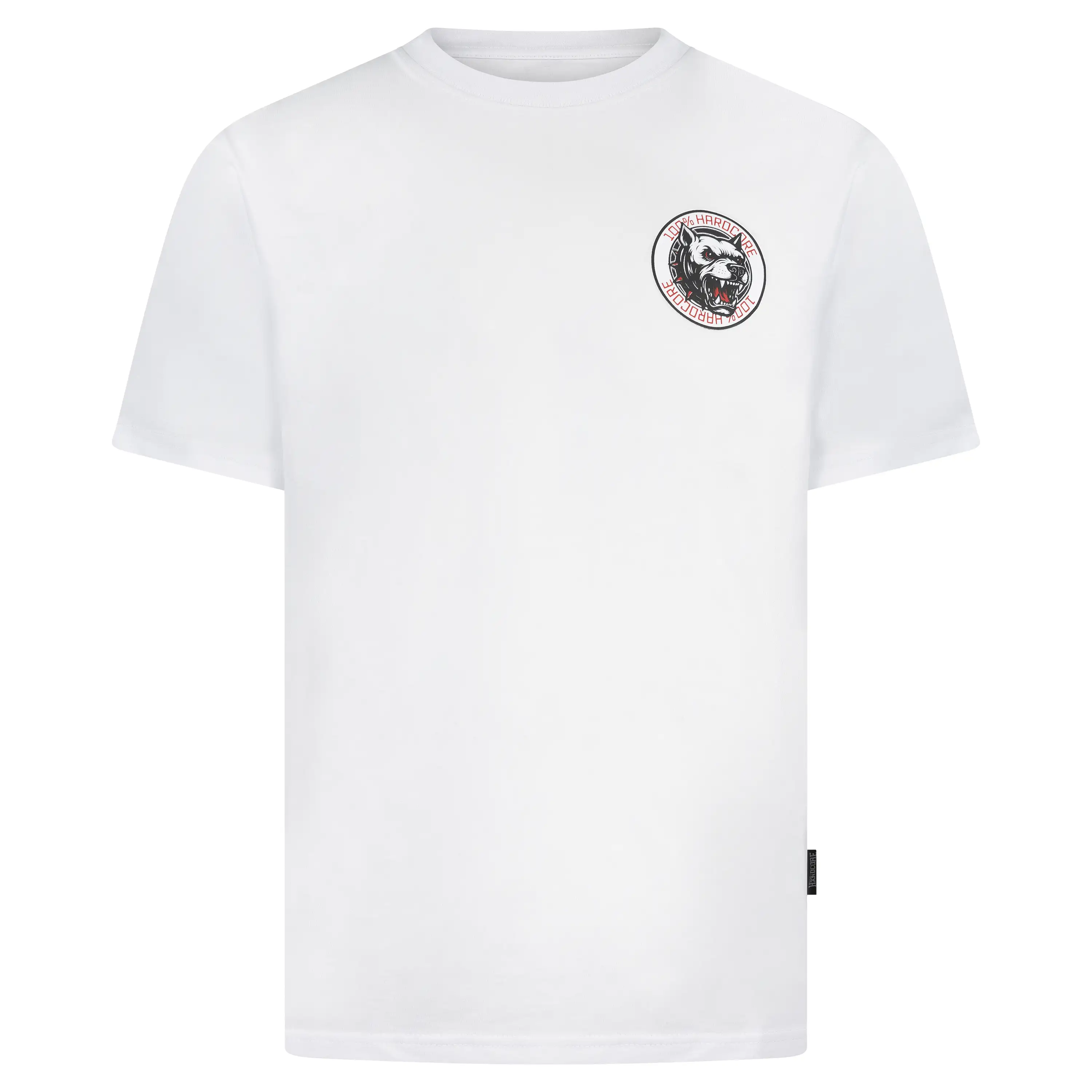 100% Hardcore T-shirt Unleashed White - Image 7