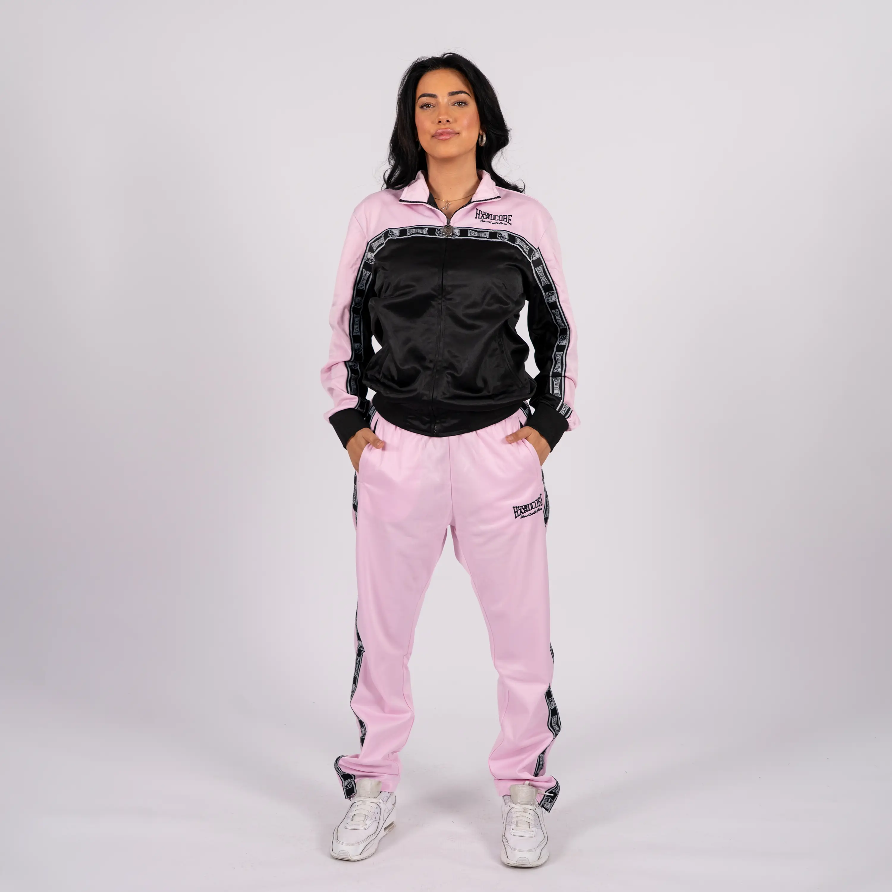 100% Hardcore Training jacket Essential Baby Pink - Image 4