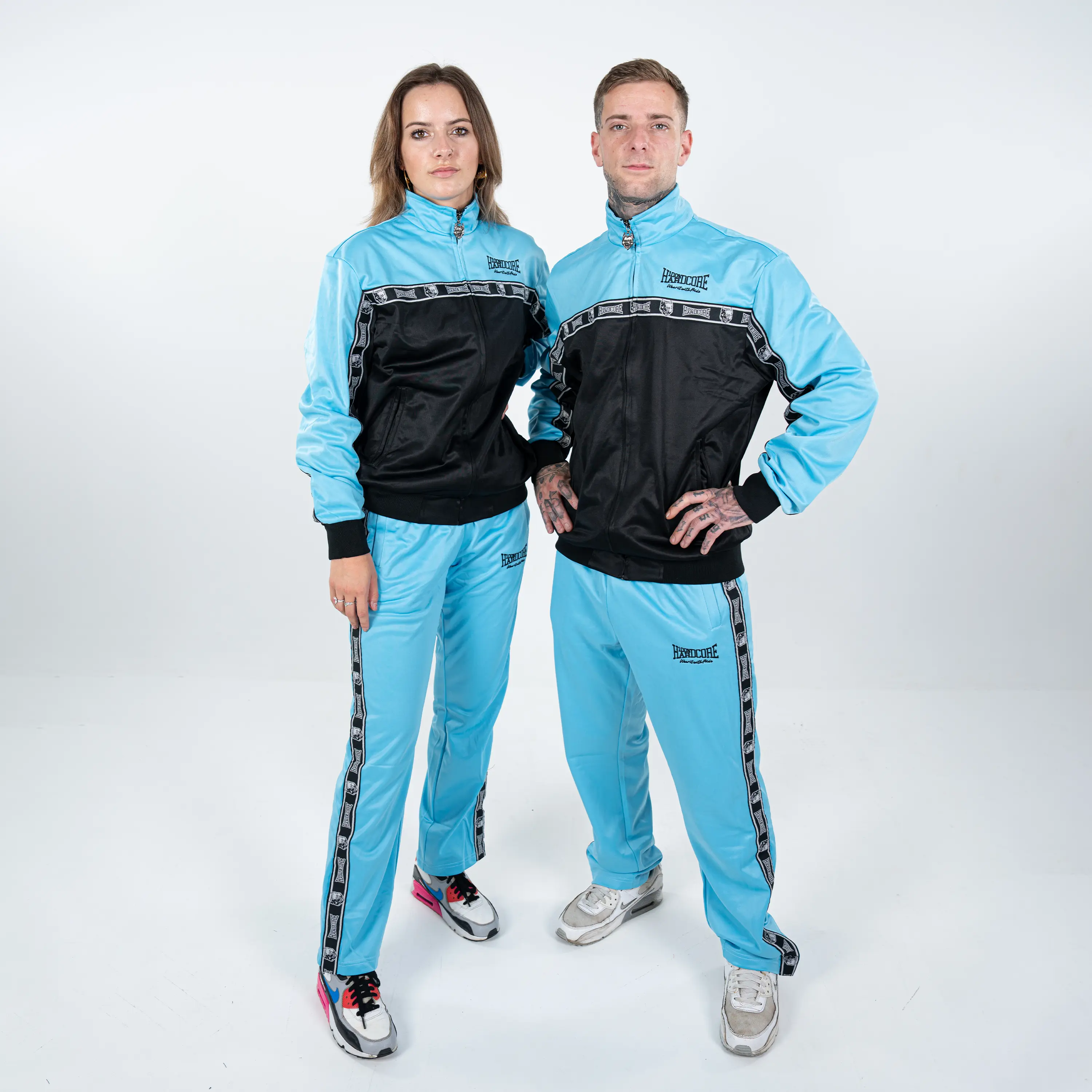 100% Hardcore Training Jacket Essential Blue - Image 4