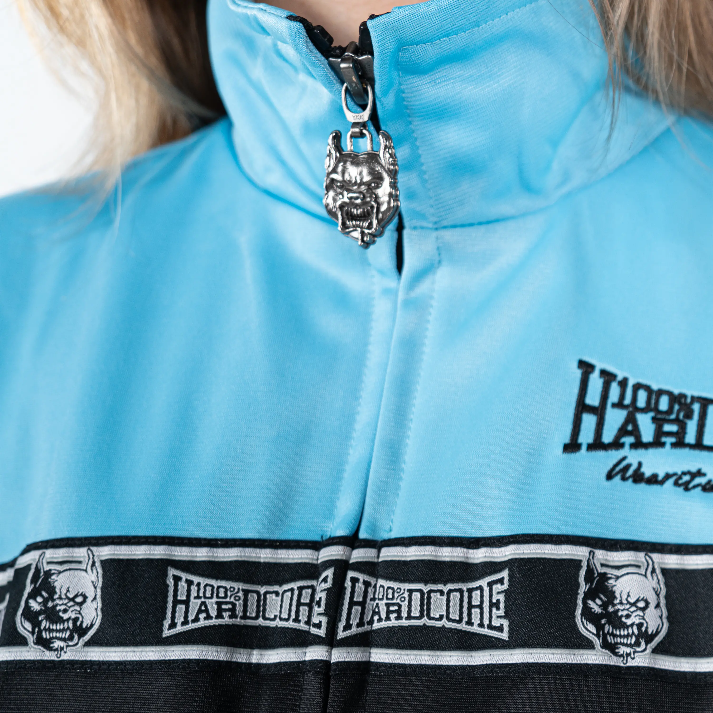 100% Hardcore Training Jacket Essential Blue - Image 5