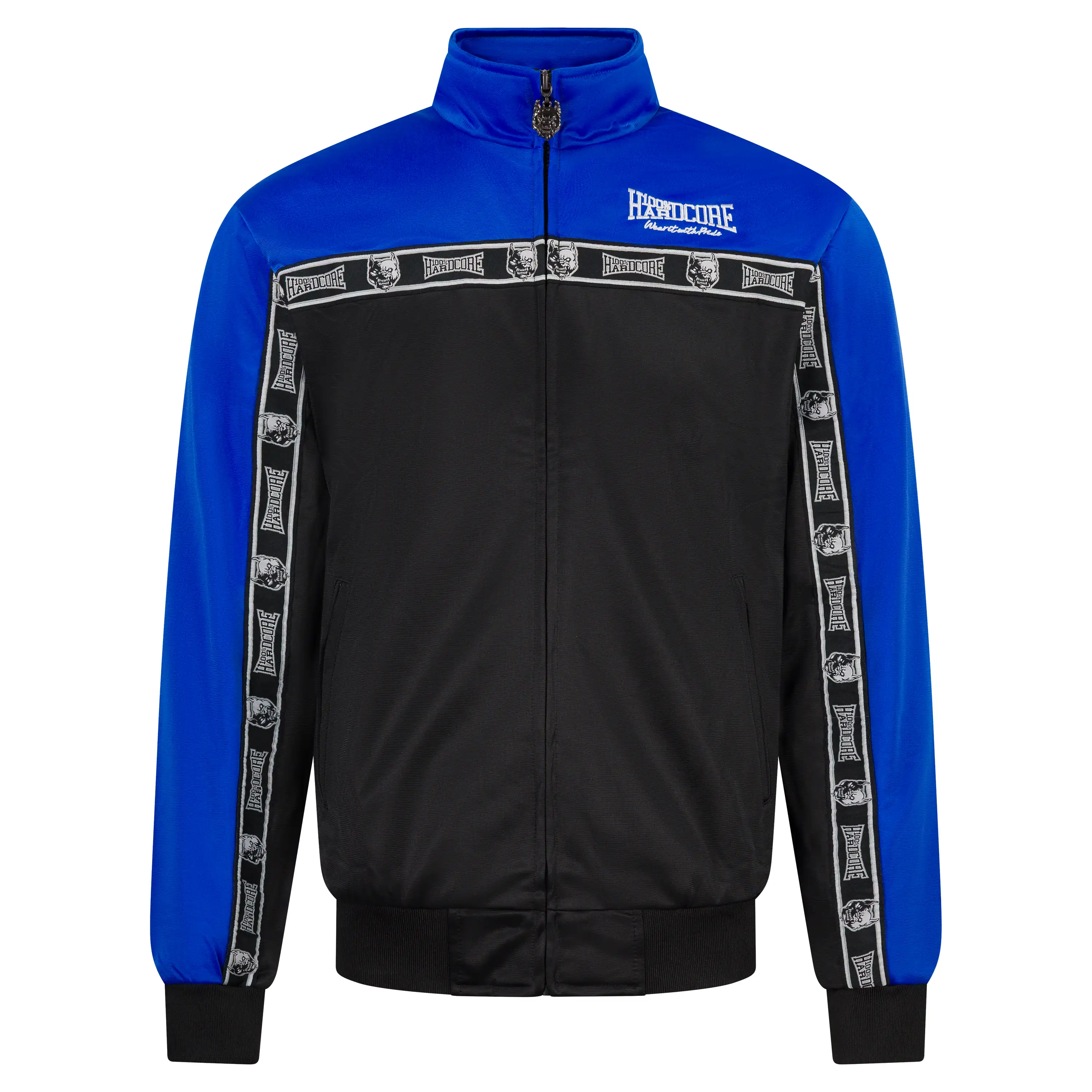 100% Hardcore Training Jacket Essential Cobalt Blue - Image 6