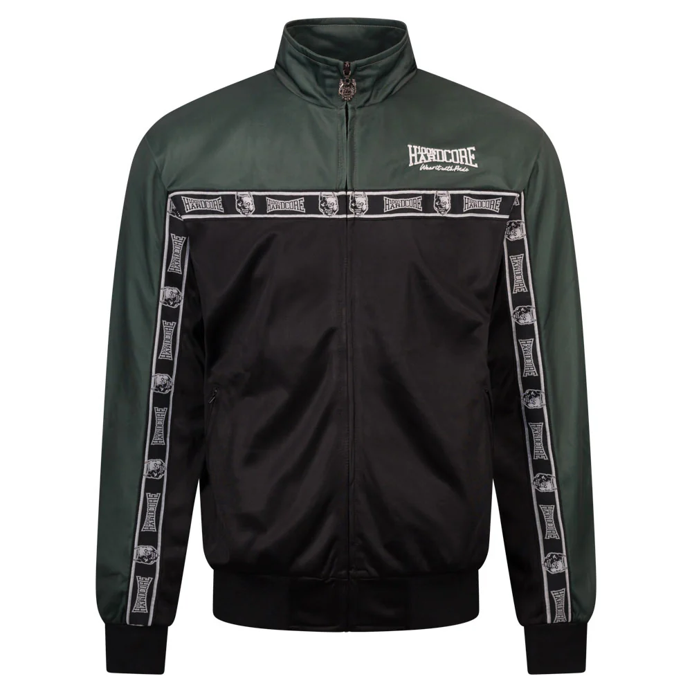 100% Hardcore Training Jacket Essential Dark Green - Image 7