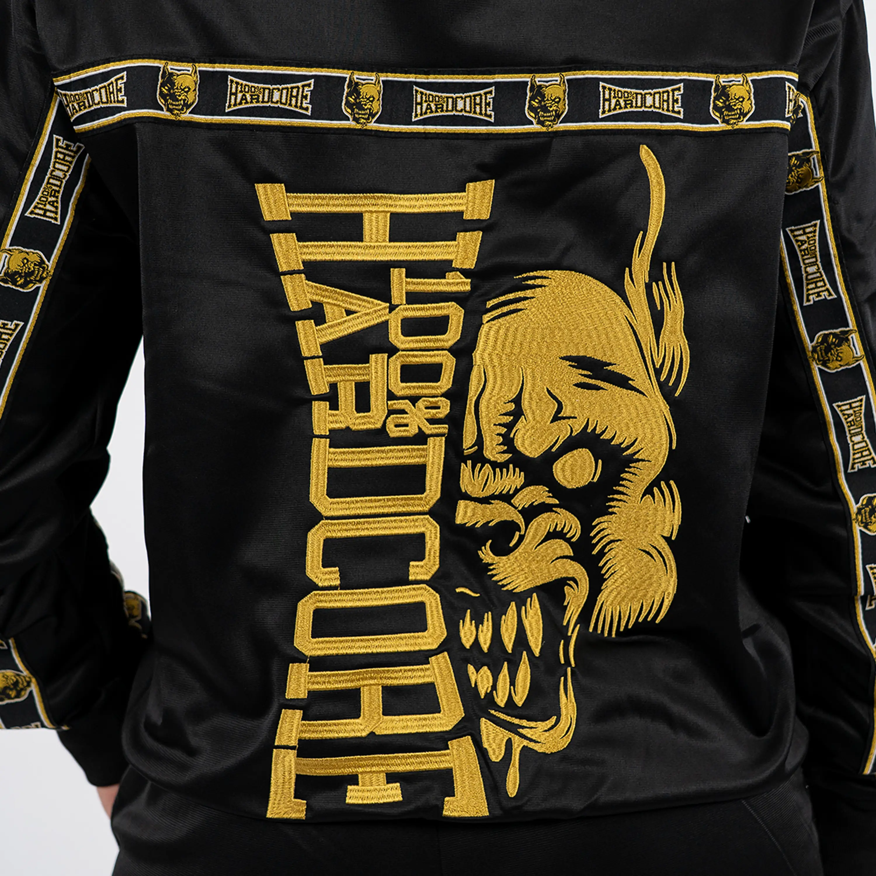 100% Hardcore Training Jacket Essential Gold - Image 5