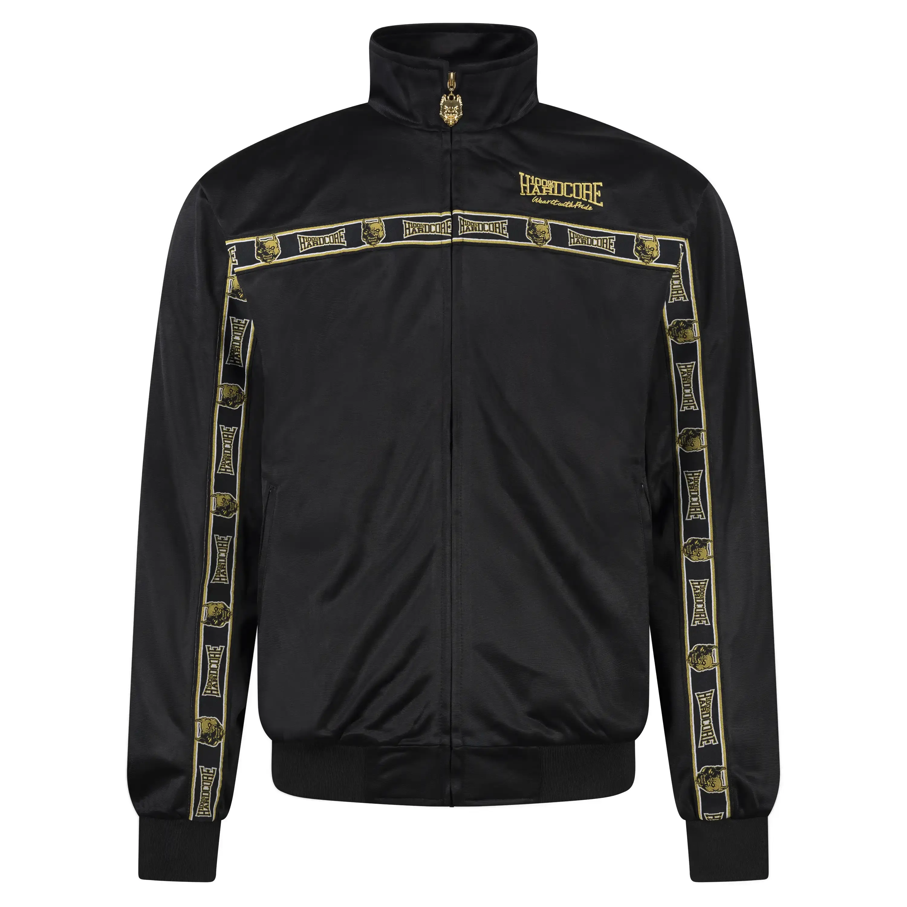 100% Hardcore Training Jacket Essential Gold - Image 6
