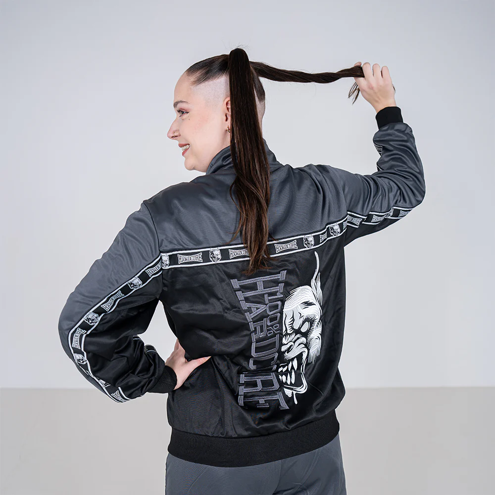 100% Hardcore Training jacket Essential Grey - Image 4