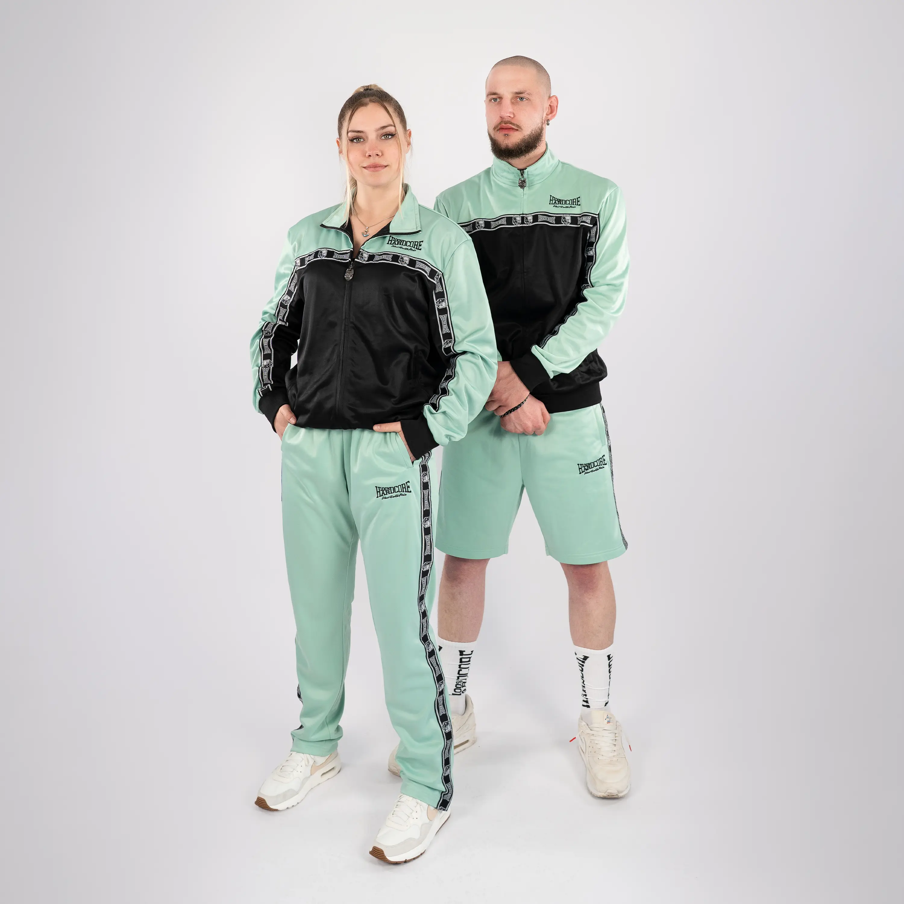 100% Hardcore Training Jacket Essential Mint - Image 3