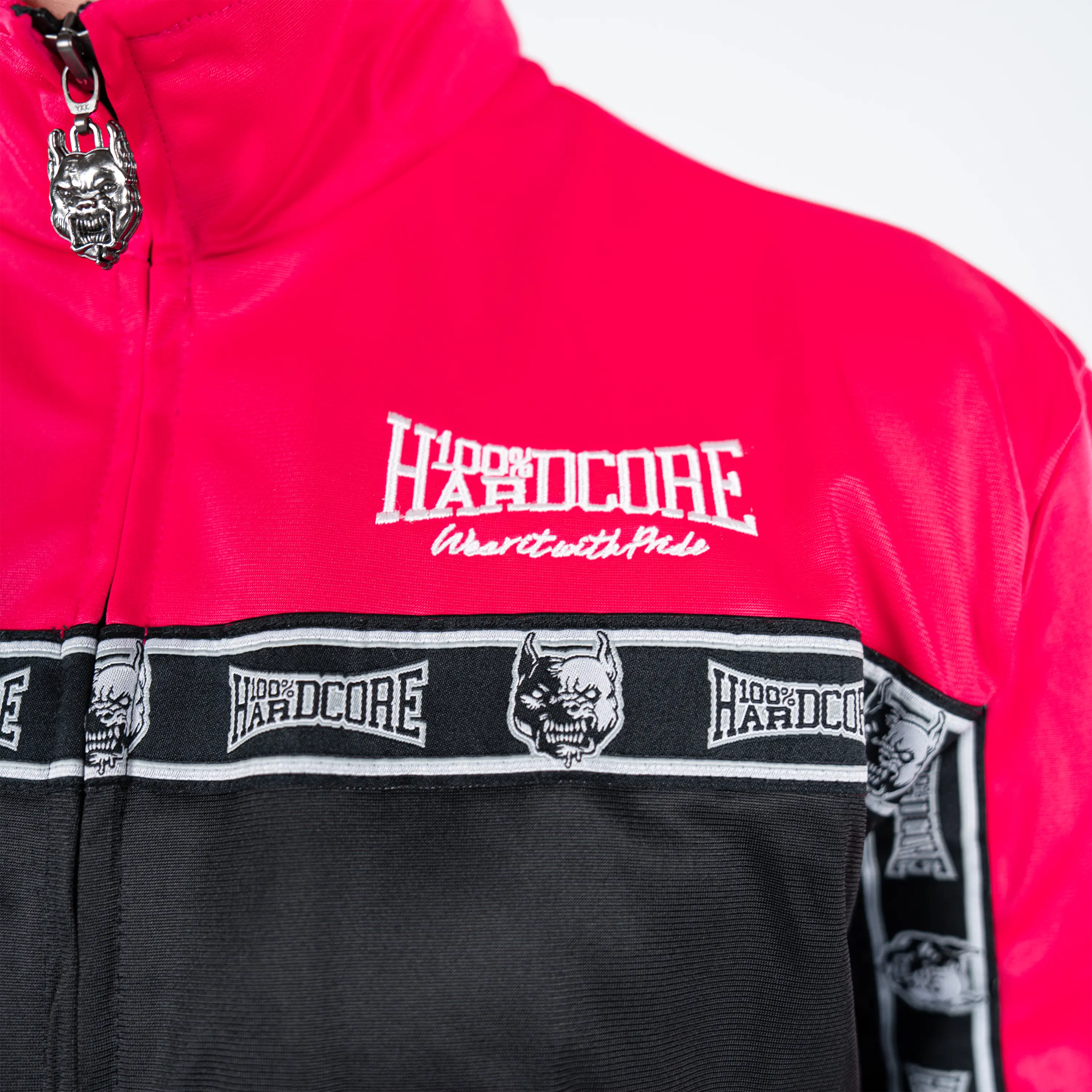100% Hardcore Training Jacket Essential Pink - Image 6